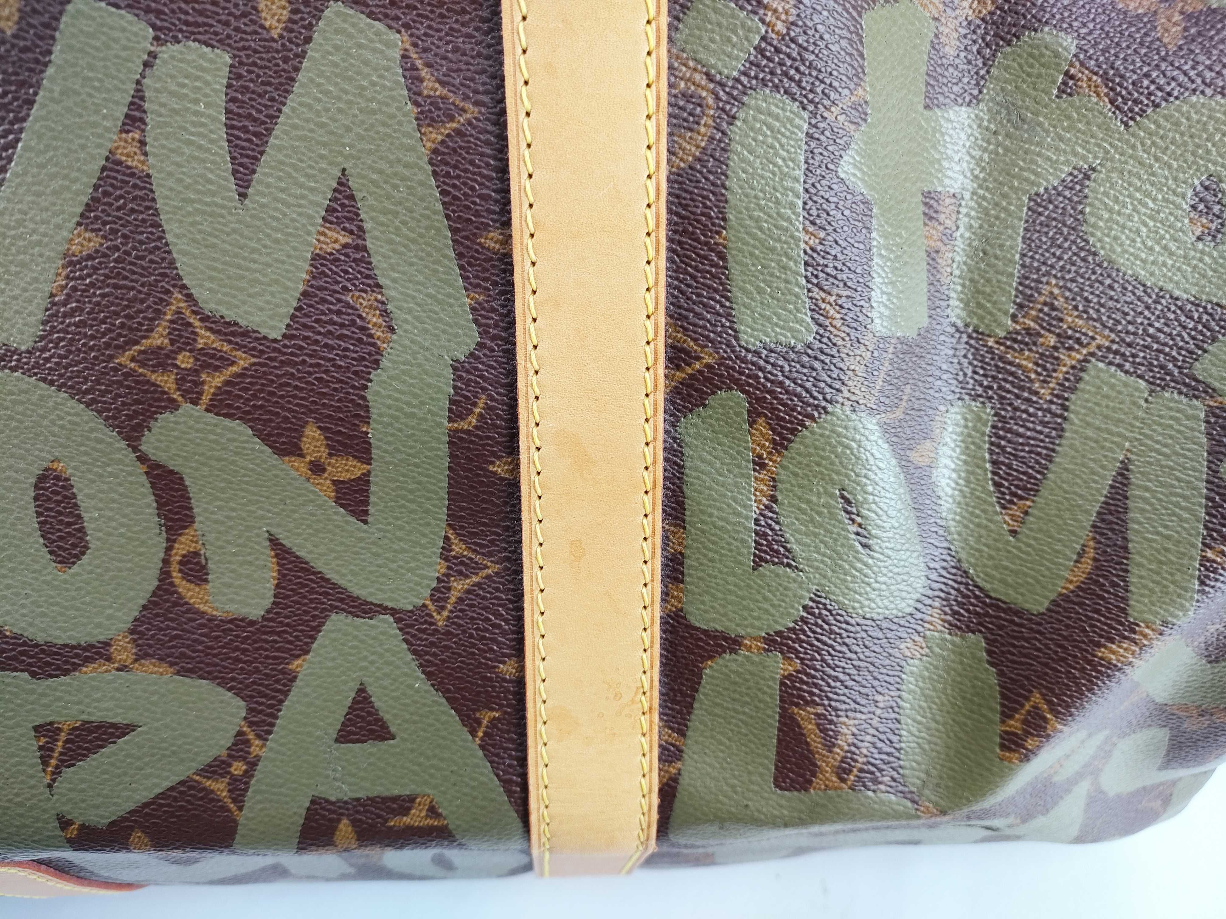 【水曜終了】(10934_0148)LOUIS VUITTON Louis Vuitton モノグラム キーポル50 グラフィティ ボストンバッグ