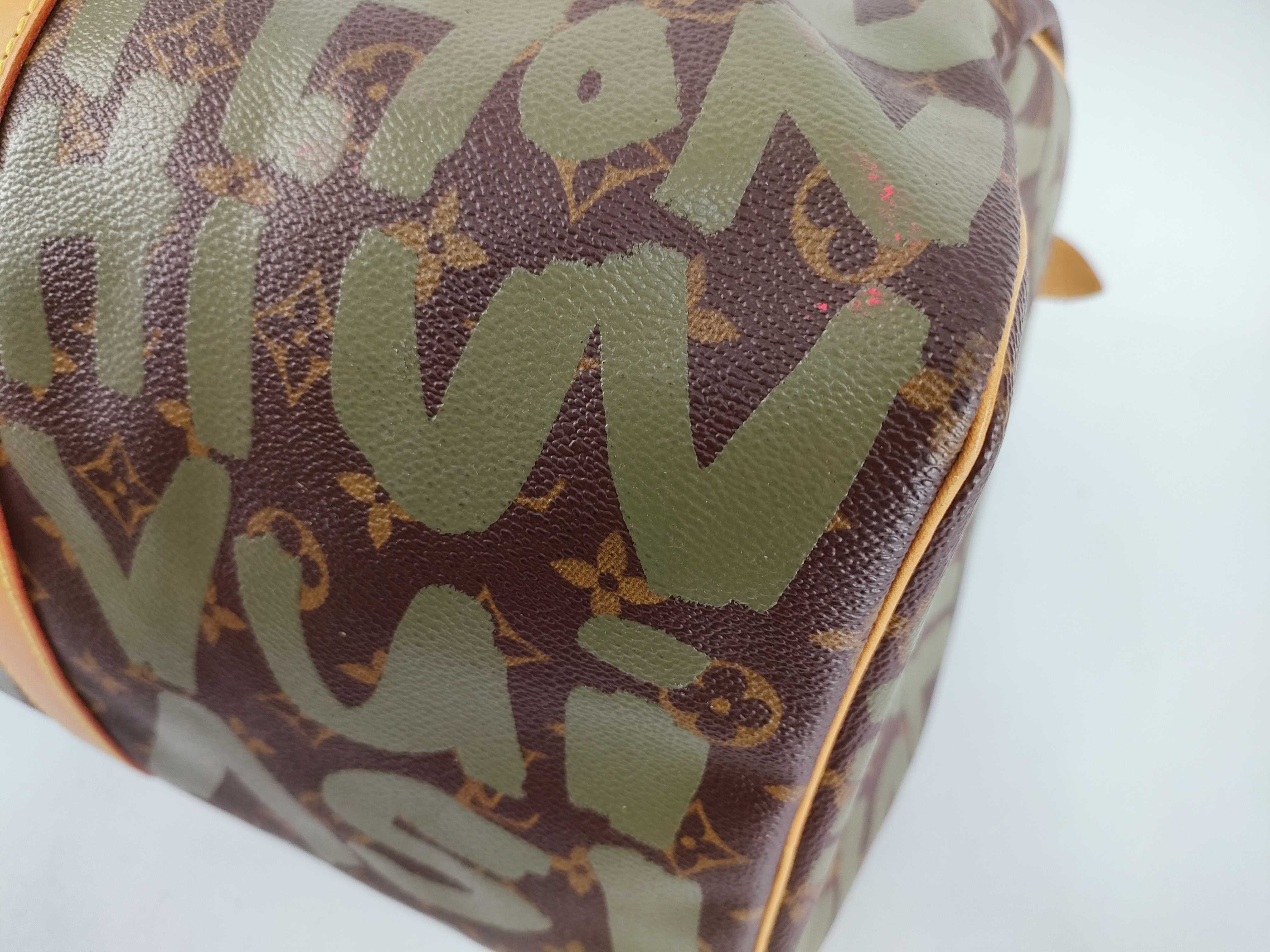 【水曜終了】(10934_0148)LOUIS VUITTON Louis Vuitton モノグラム キーポル50 グラフィティ ボストンバッグ