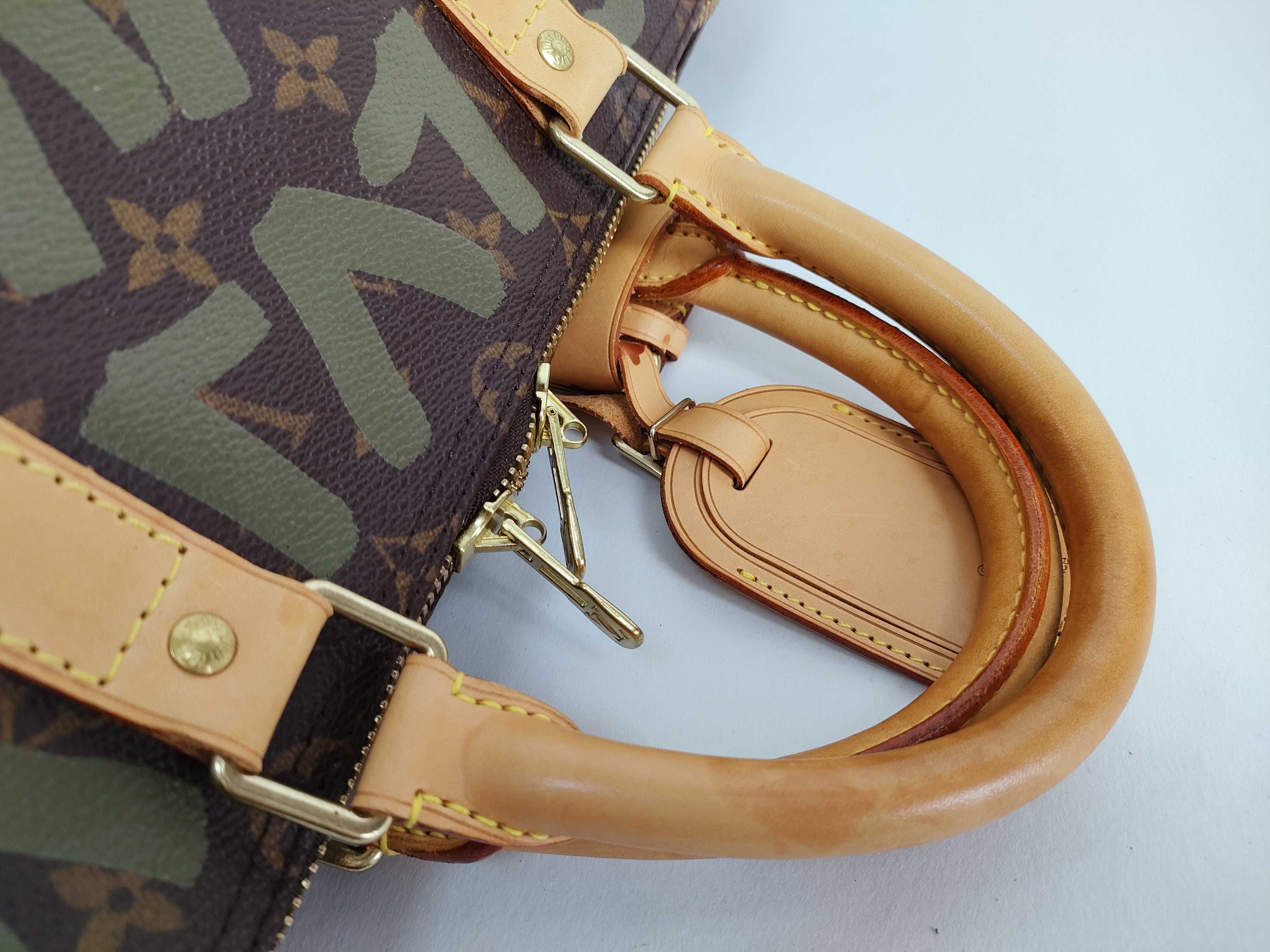 【水曜終了】(10934_0148)LOUIS VUITTON Louis Vuitton モノグラム キーポル50 グラフィティ ボストンバッグ