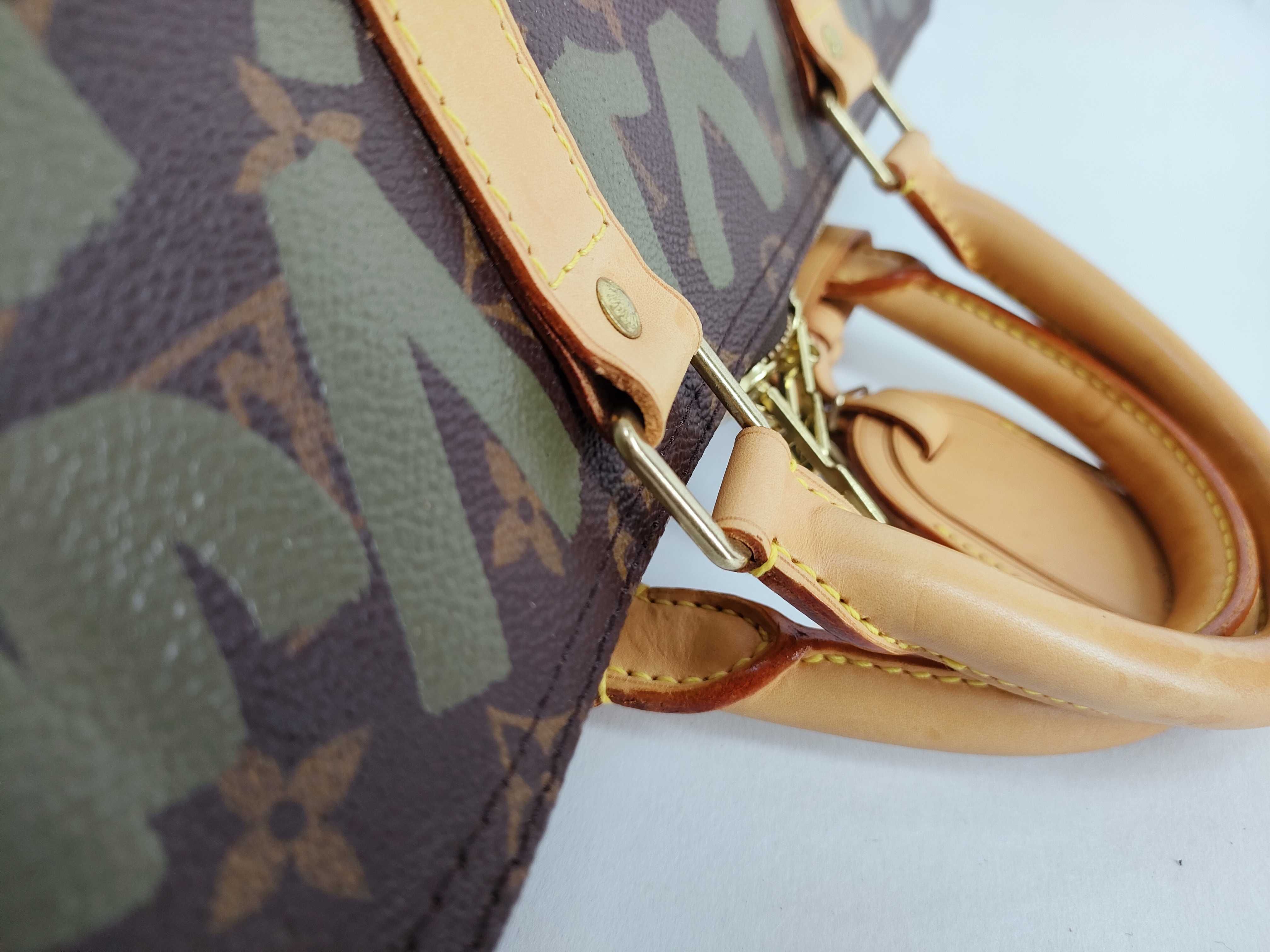 【水曜終了】(10934_0148)LOUIS VUITTON Louis Vuitton モノグラム キーポル50 グラフィティ ボストンバッグ