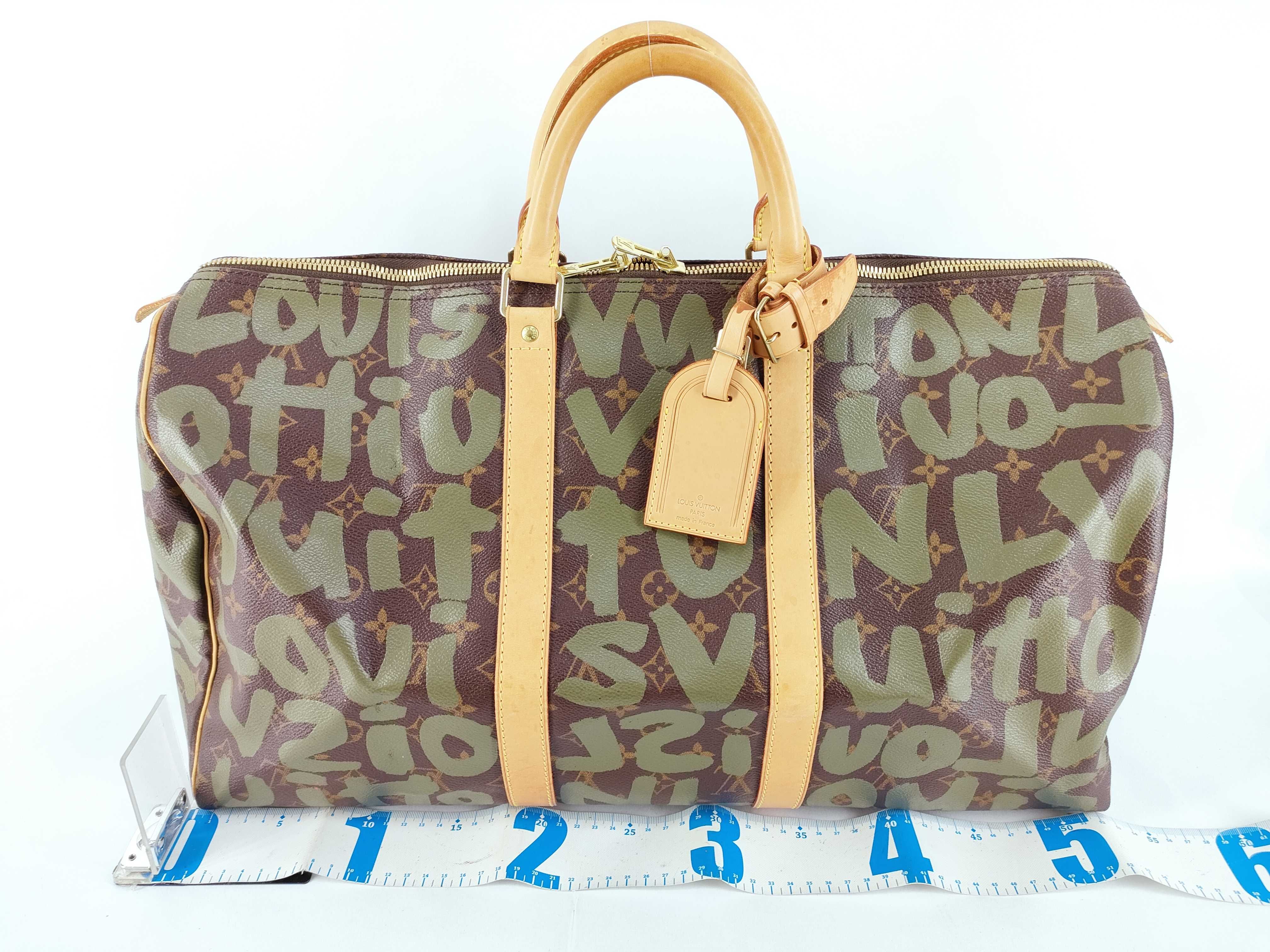 【水曜終了】(10934_0148)LOUIS VUITTON Louis Vuitton モノグラム キーポル50 グラフィティ ボストンバッグ