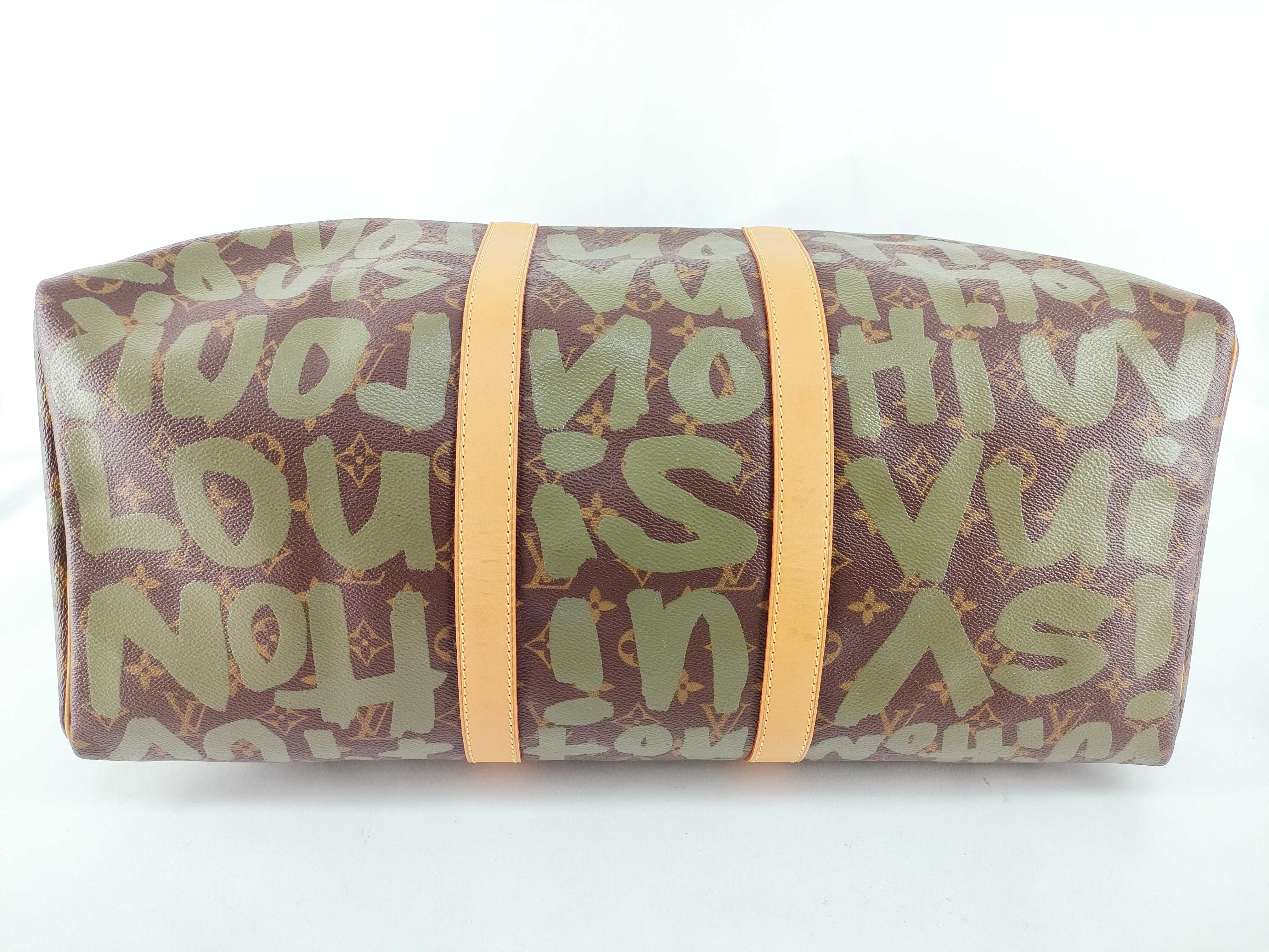 【水曜終了】(10934_0148)LOUIS VUITTON Louis Vuitton モノグラム キーポル50 グラフィティ ボストンバッグ