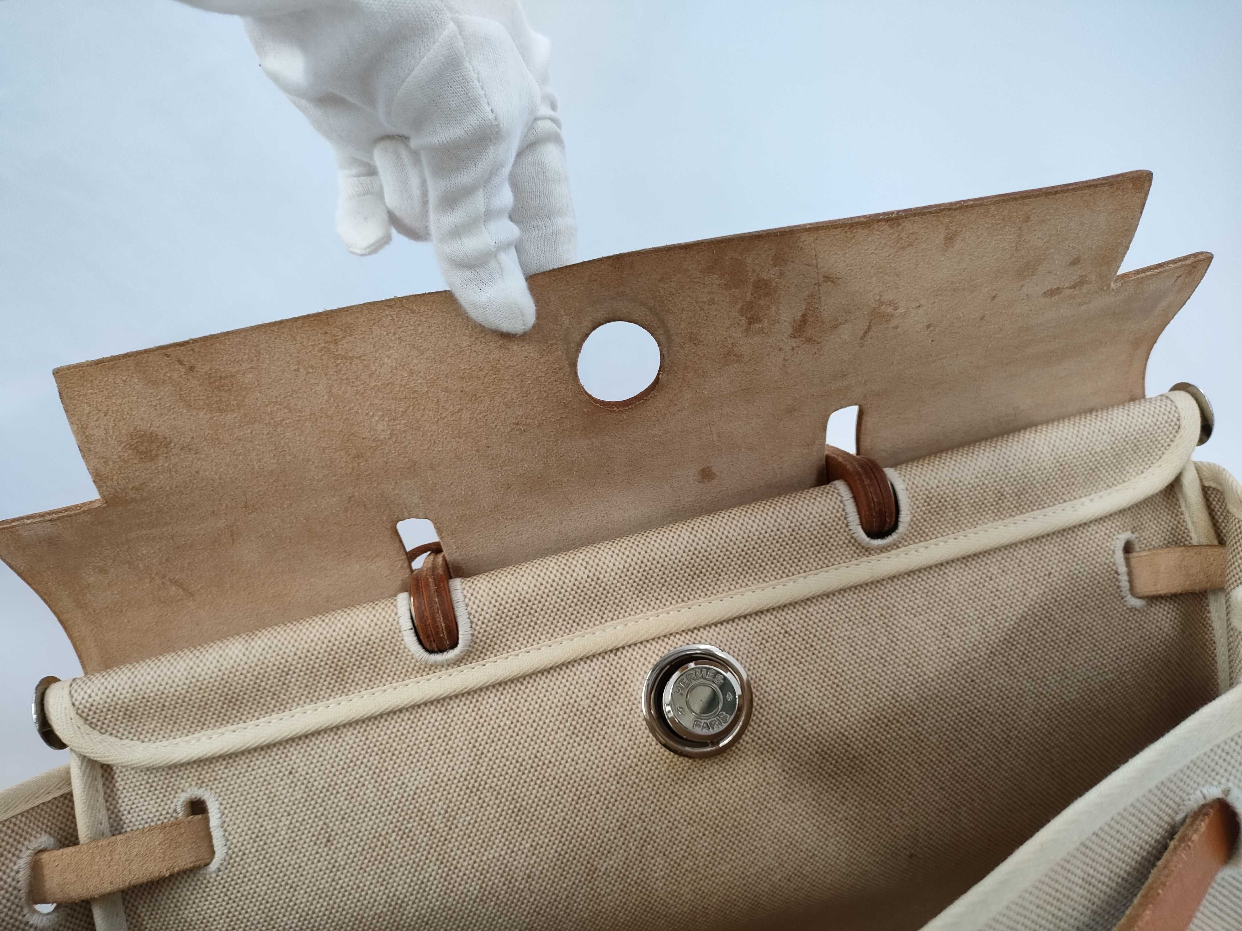 【水曜終了】(10943_0001)HERMES エールバッグ PM □B刻印 ハンドバッグ