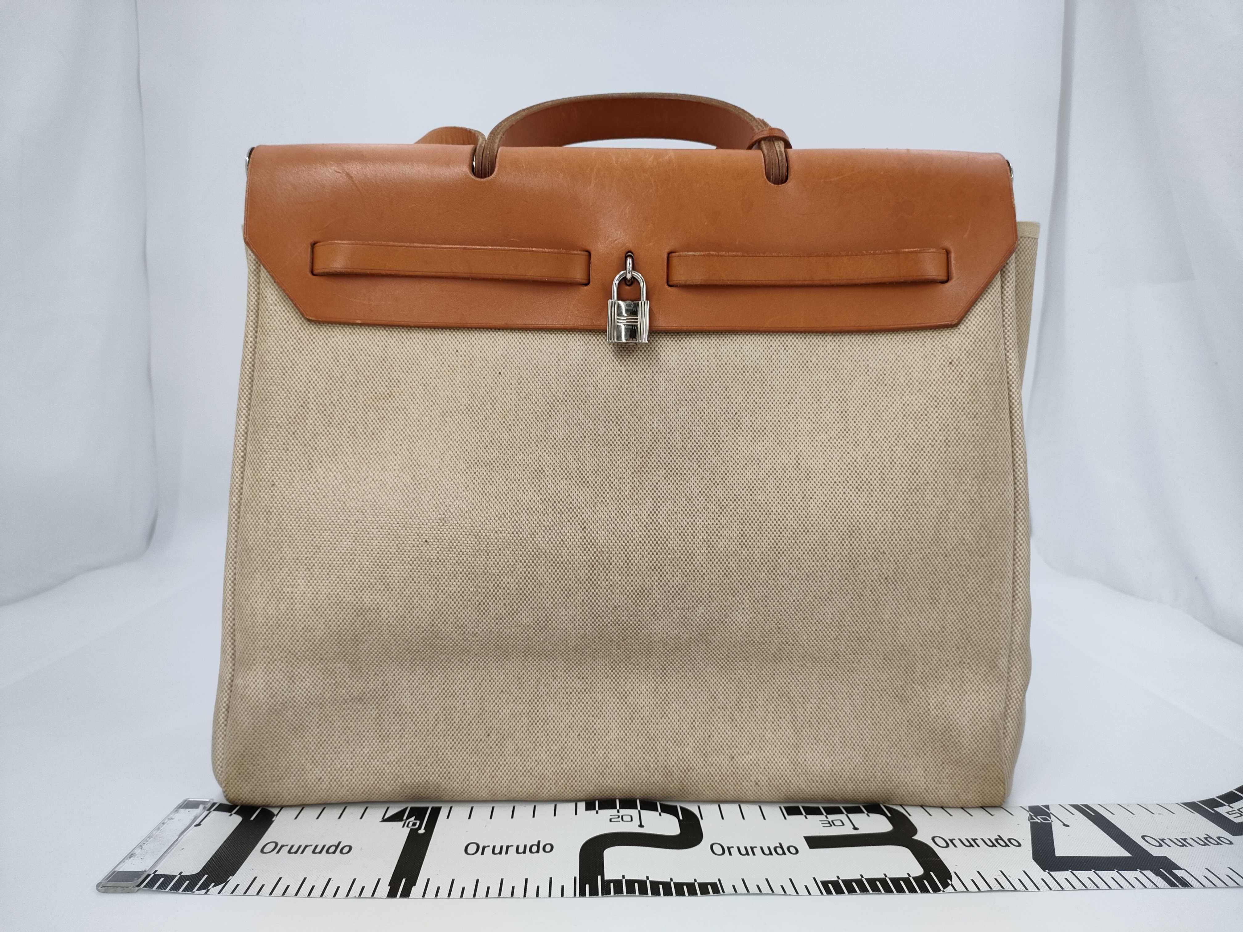【水曜終了】(10943_0001)HERMES エールバッグ PM □B刻印 ハンドバッグ