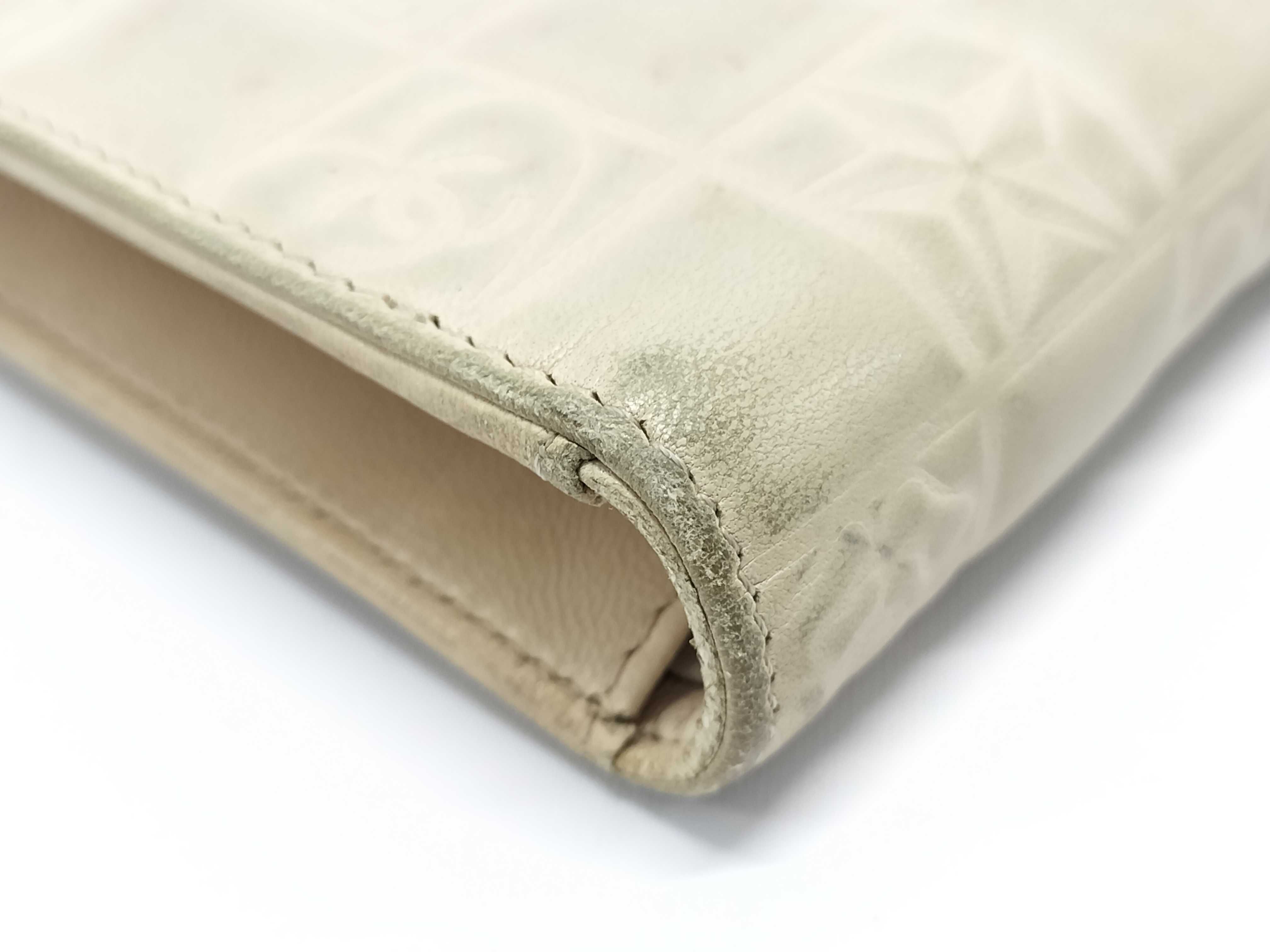 【水曜終了】(10944_0002)CHANEL シャネル アイコン ラムスキン 財布 ココマーク ホワイト