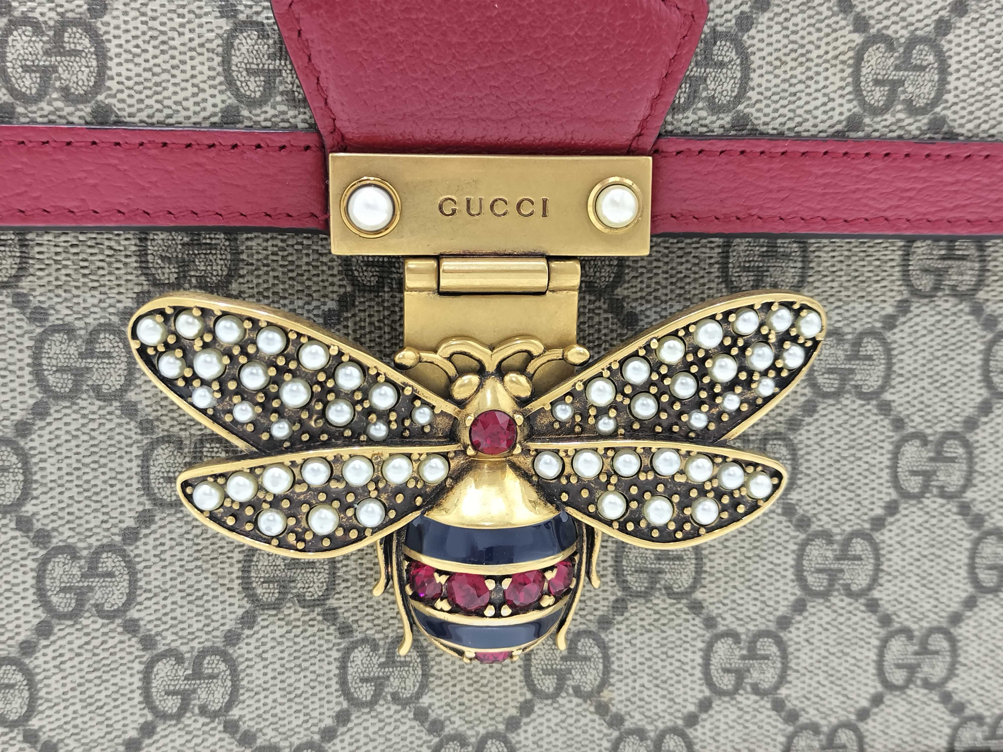 【水曜終了】(10935_0018)GUCCI グッチクイーンショルダーバッグ ハンドバッグ