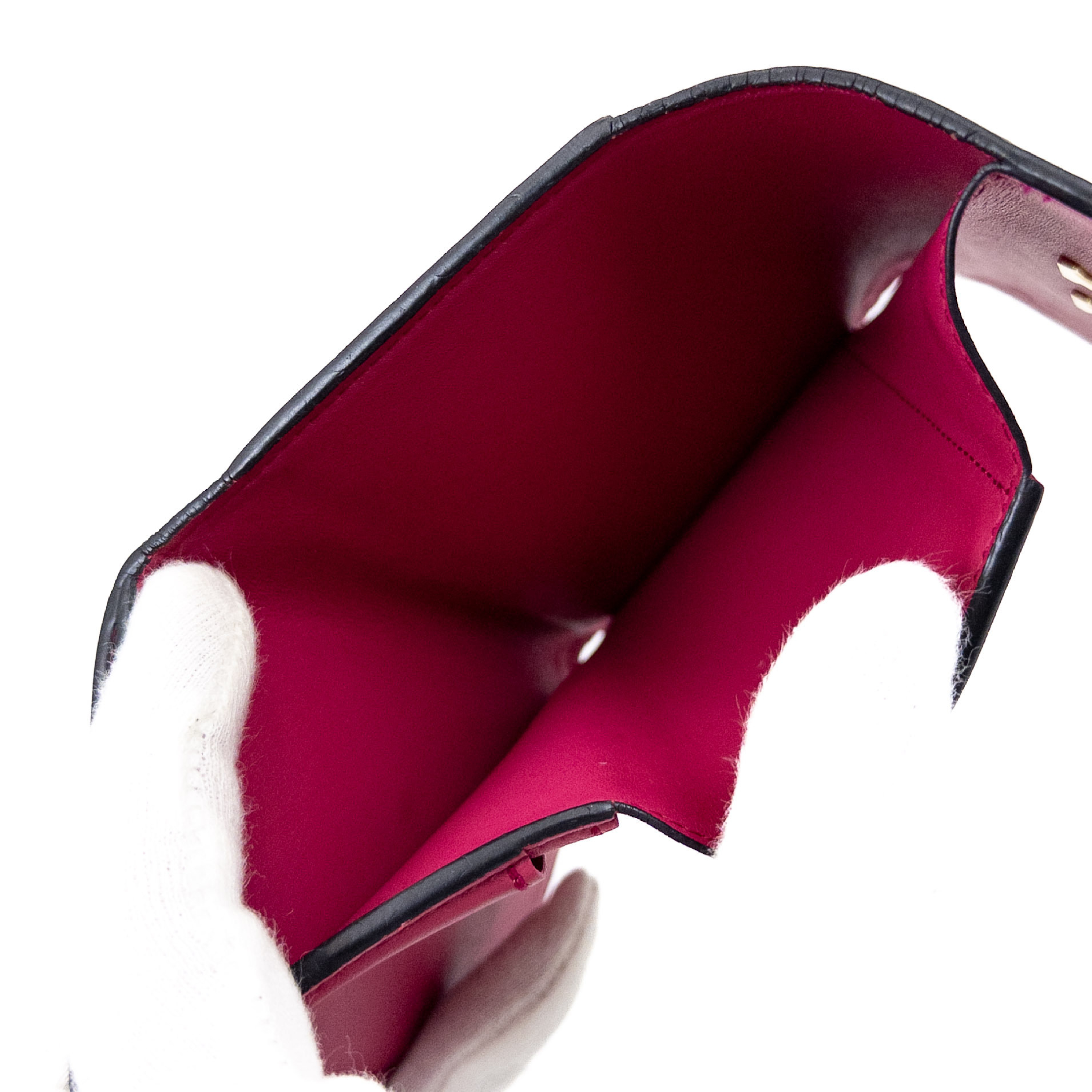 【水曜終了】(10700_0140)BOTTEGA VENETA イントレチャート ラウンド 財布 イントレチャート 赤 財布