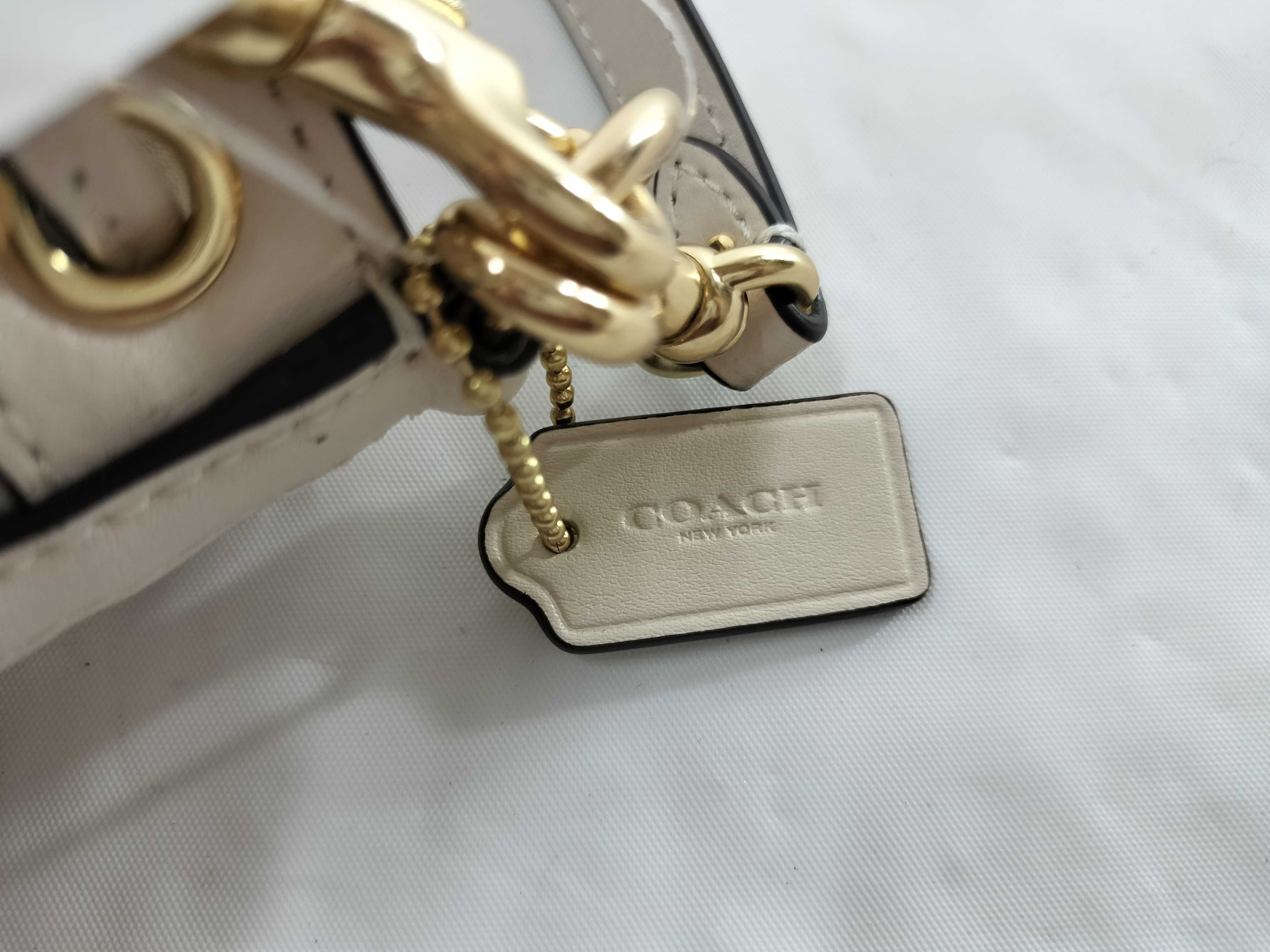 【水曜終了】(10698_0071)COACH CAL11 ミニバケット ストロベリープリント 2WAY ショルダーバッグ