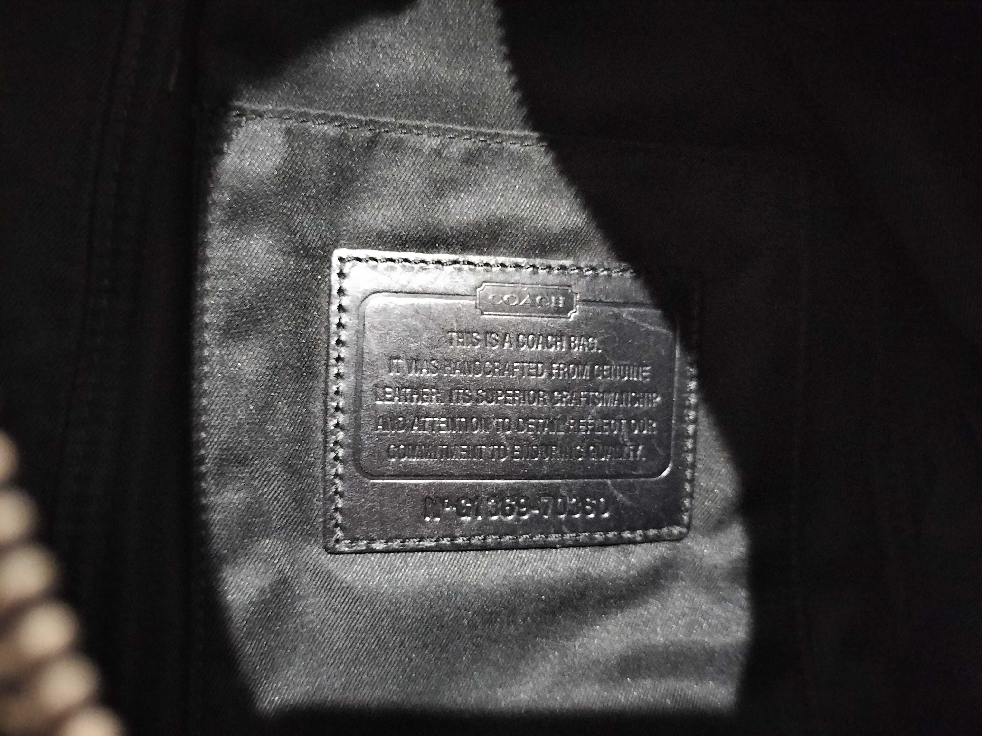 【水曜終了】(10699_0058)COACH ボディバッグ 70360 ネイビー ショルダーバッグ