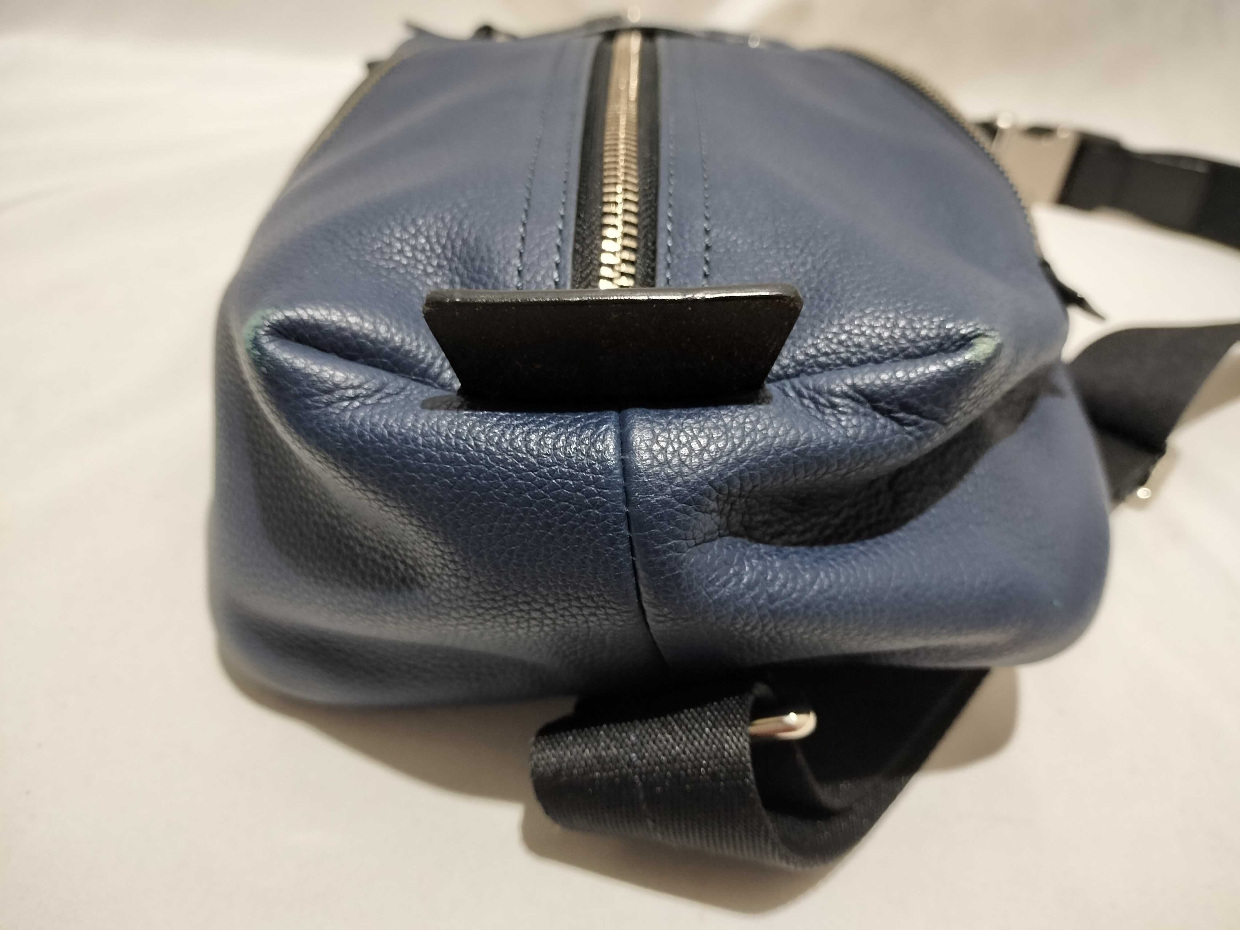 【水曜終了】(10699_0058)COACH ボディバッグ 70360 ネイビー ショルダーバッグ