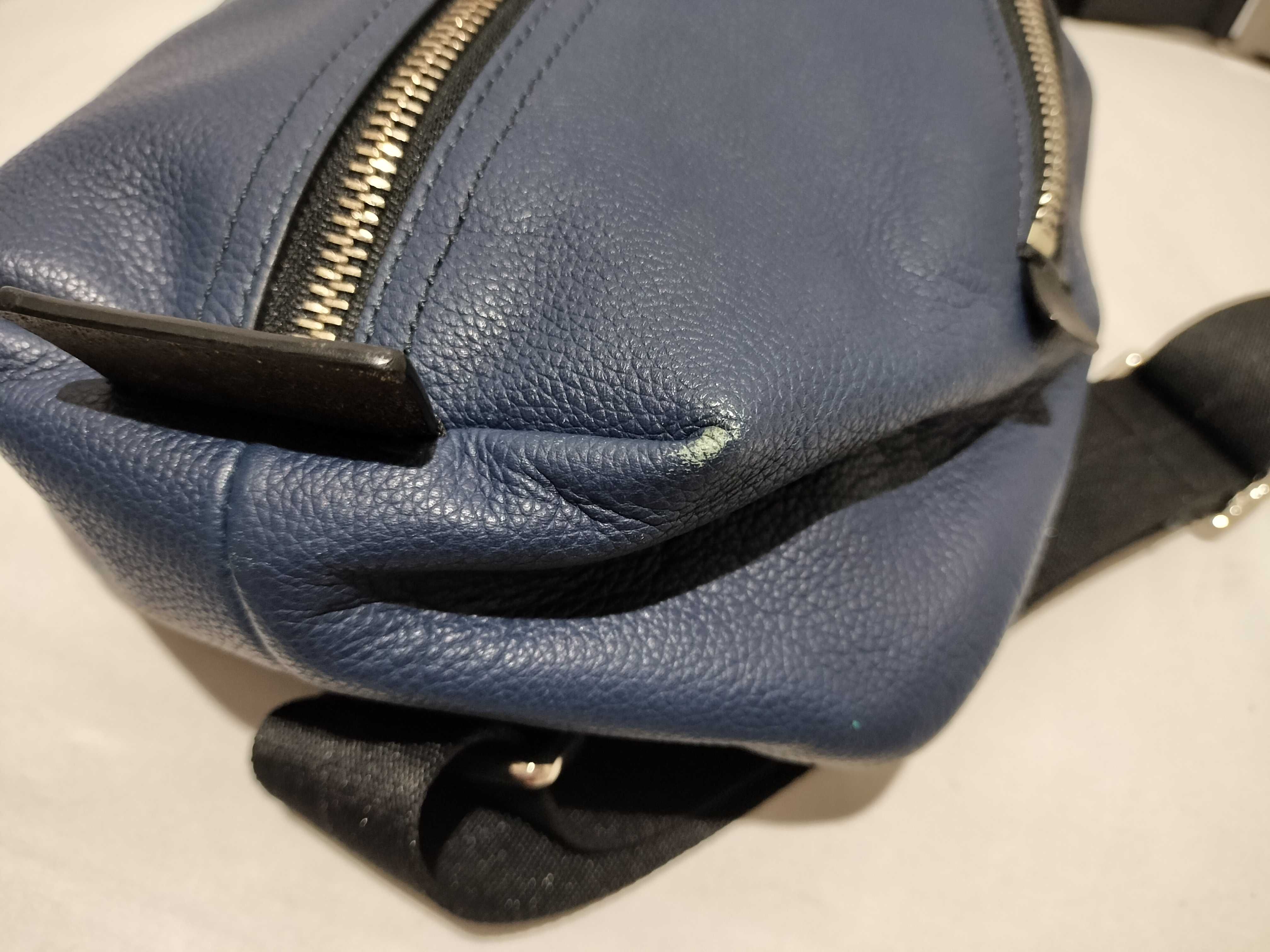 【水曜終了】(10699_0058)COACH ボディバッグ 70360 ネイビー ショルダーバッグ