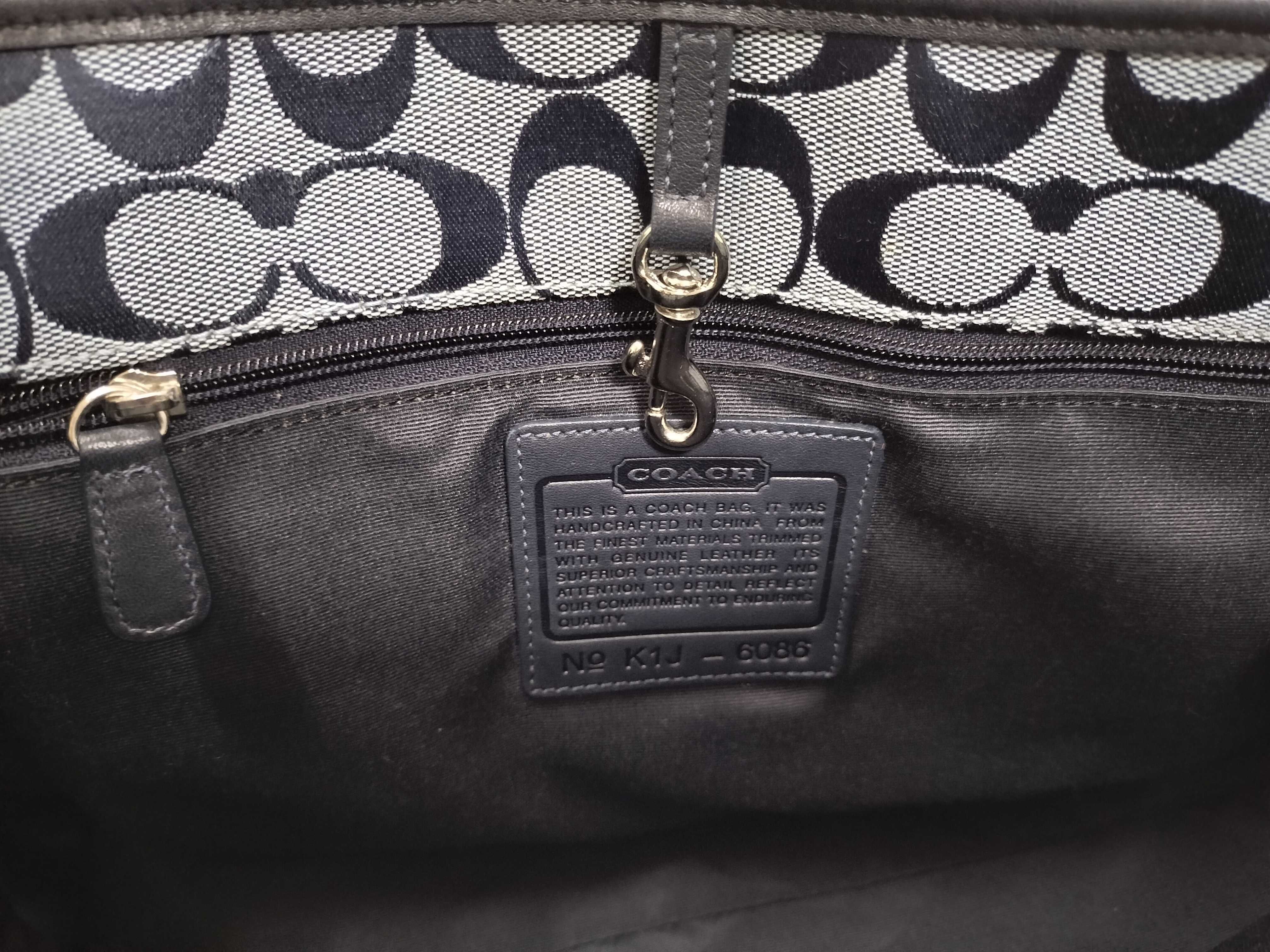 【水曜終了】(10699_0059)COACH シグネチャー 6086 ハンドバッグ トートバッグ