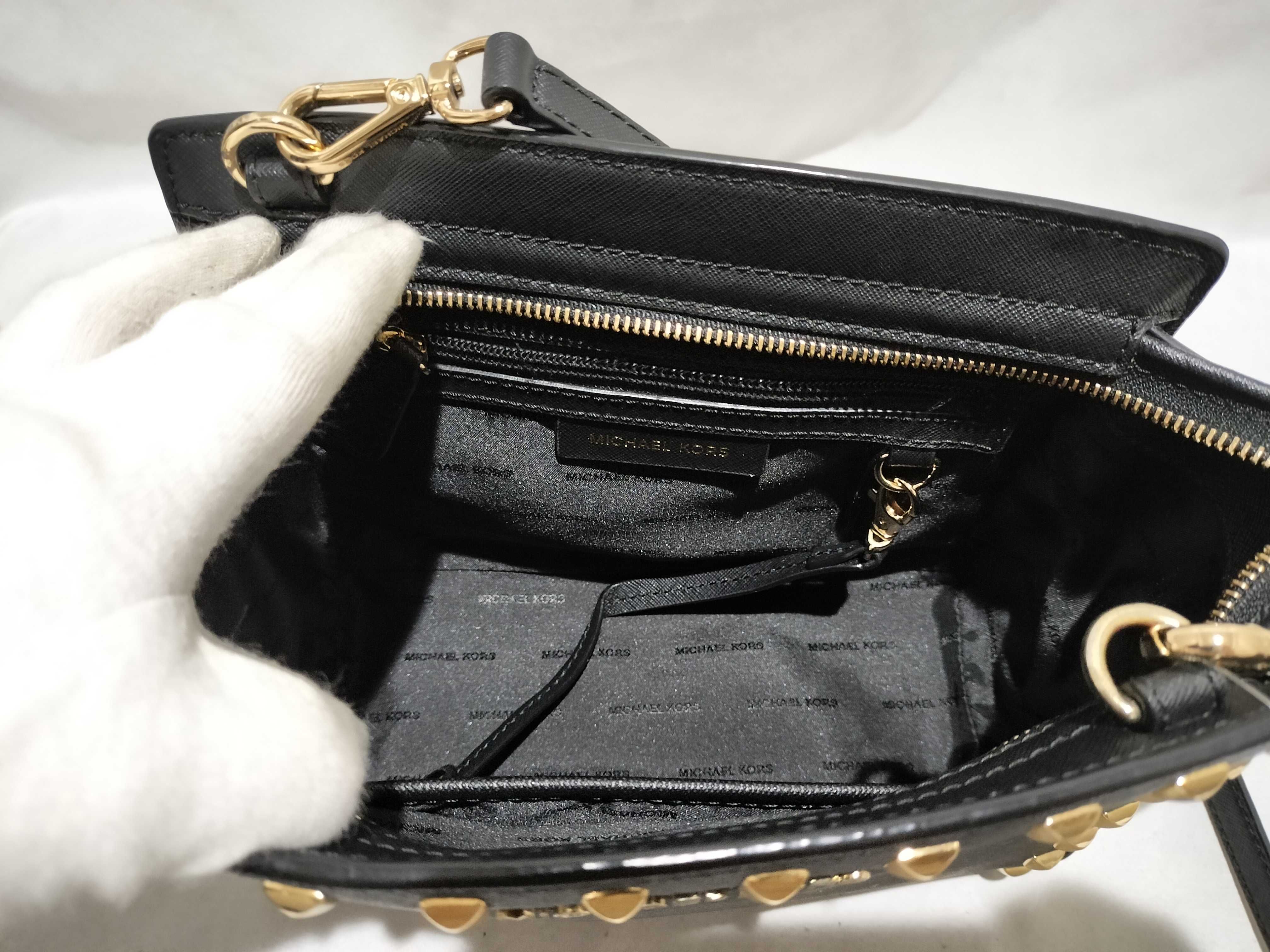 【水曜終了】(10698_0281)マイケルコース Michael Kors マイケルコース/スタッズ/ショルダー ショルダーバッグ