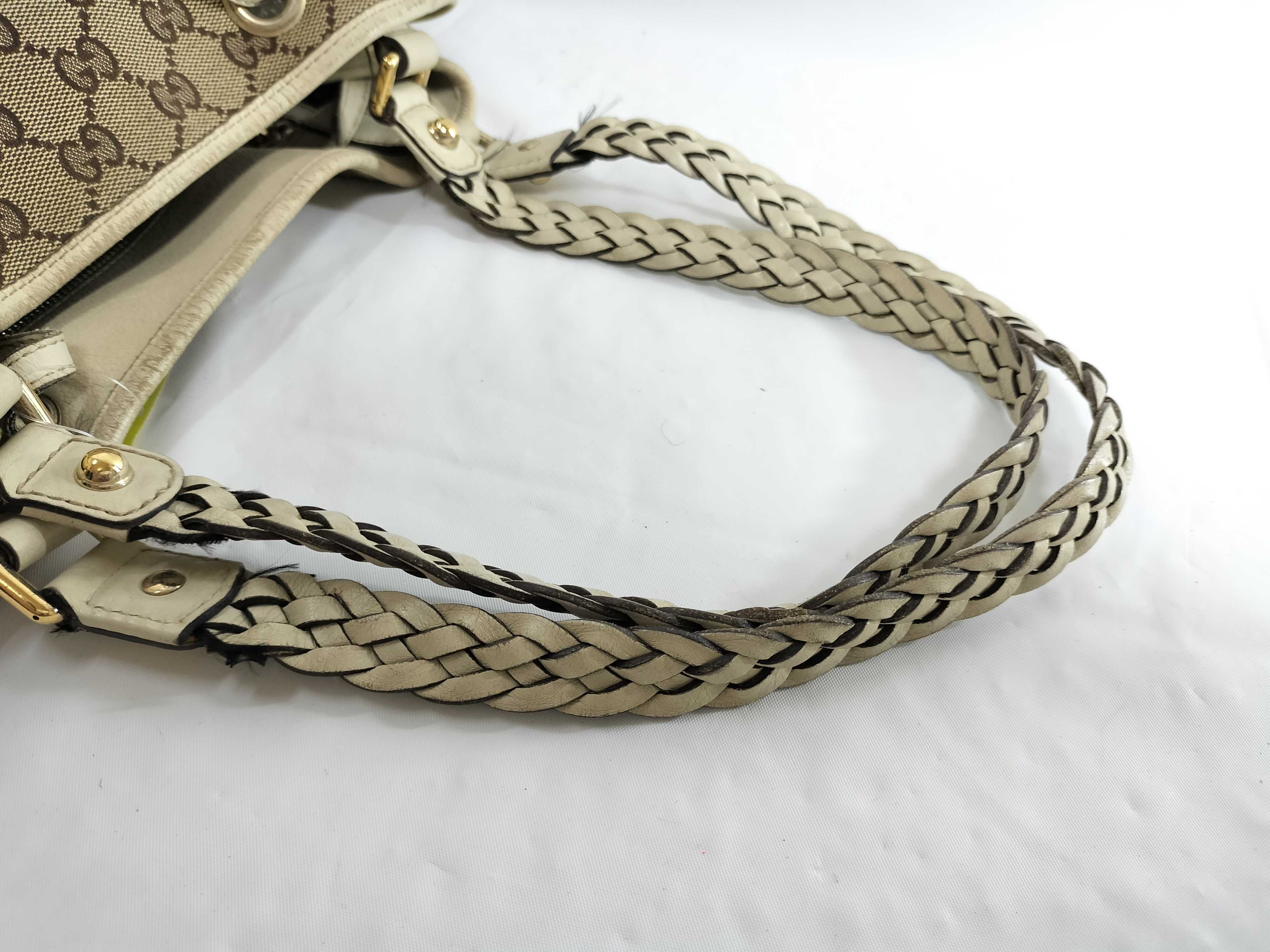 【水曜終了】(10709_0007)GUCCI GGキャンバス 170206 バンブー タッセル トートバッグ トートバッグ