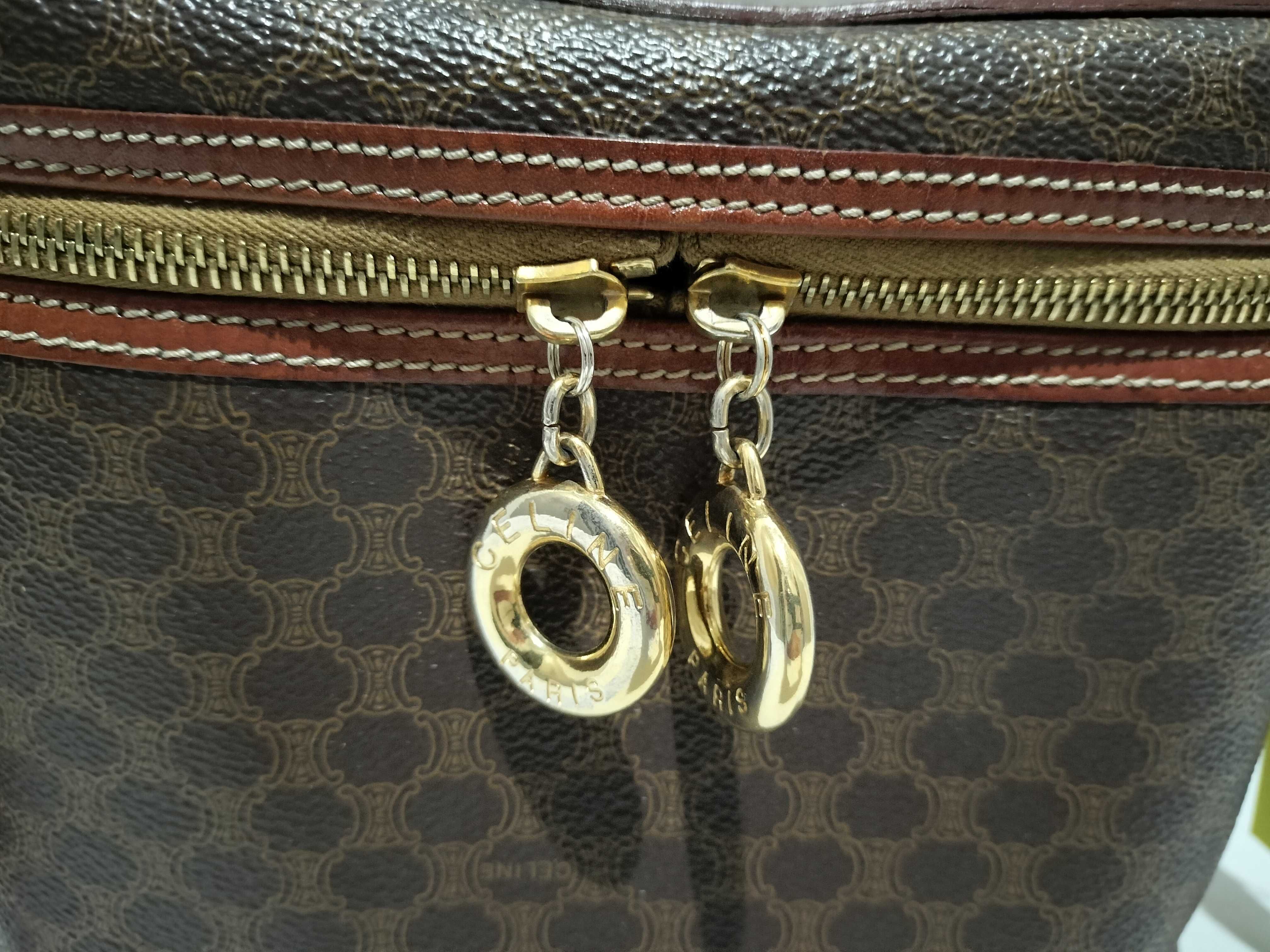 【水曜終了】(10709_0062)CELINE 2way ショルダー ハンド バニティ ショルダーバッグ