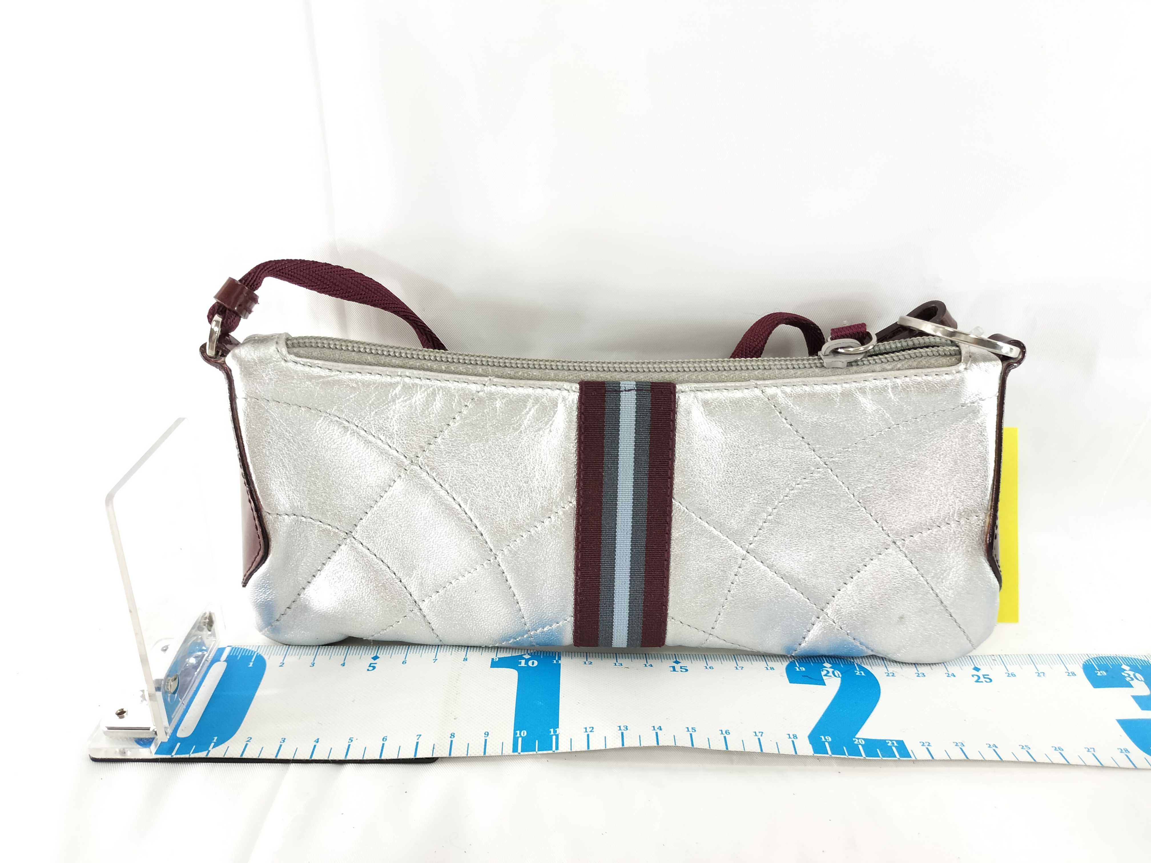 【水曜終了】(10702_0042)PRADA プラダ メタリック ライン ミニバッグ ショルダーバッグ