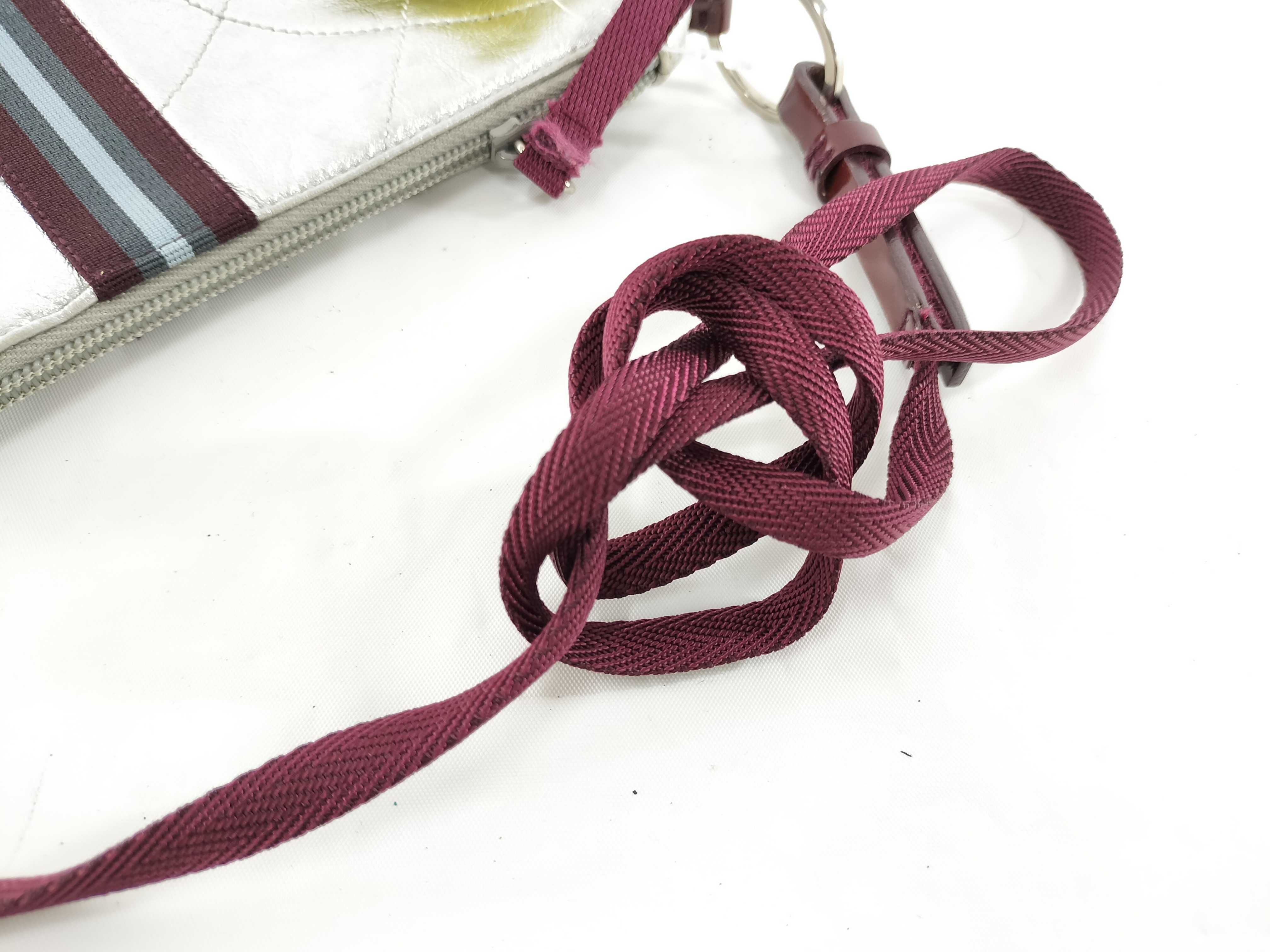 【水曜終了】(10702_0042)PRADA プラダ メタリック ライン ミニバッグ ショルダーバッグ