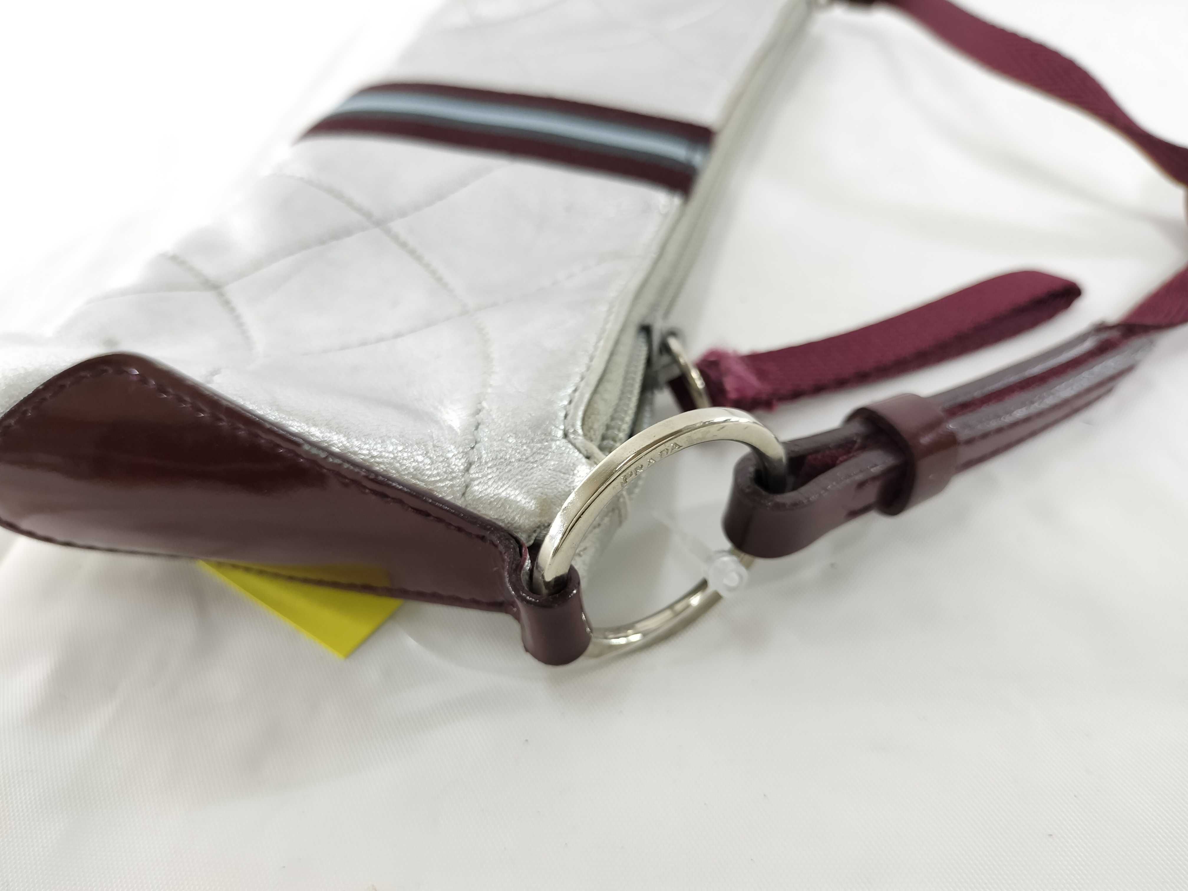 【水曜終了】(10702_0042)PRADA プラダ メタリック ライン ミニバッグ ショルダーバッグ