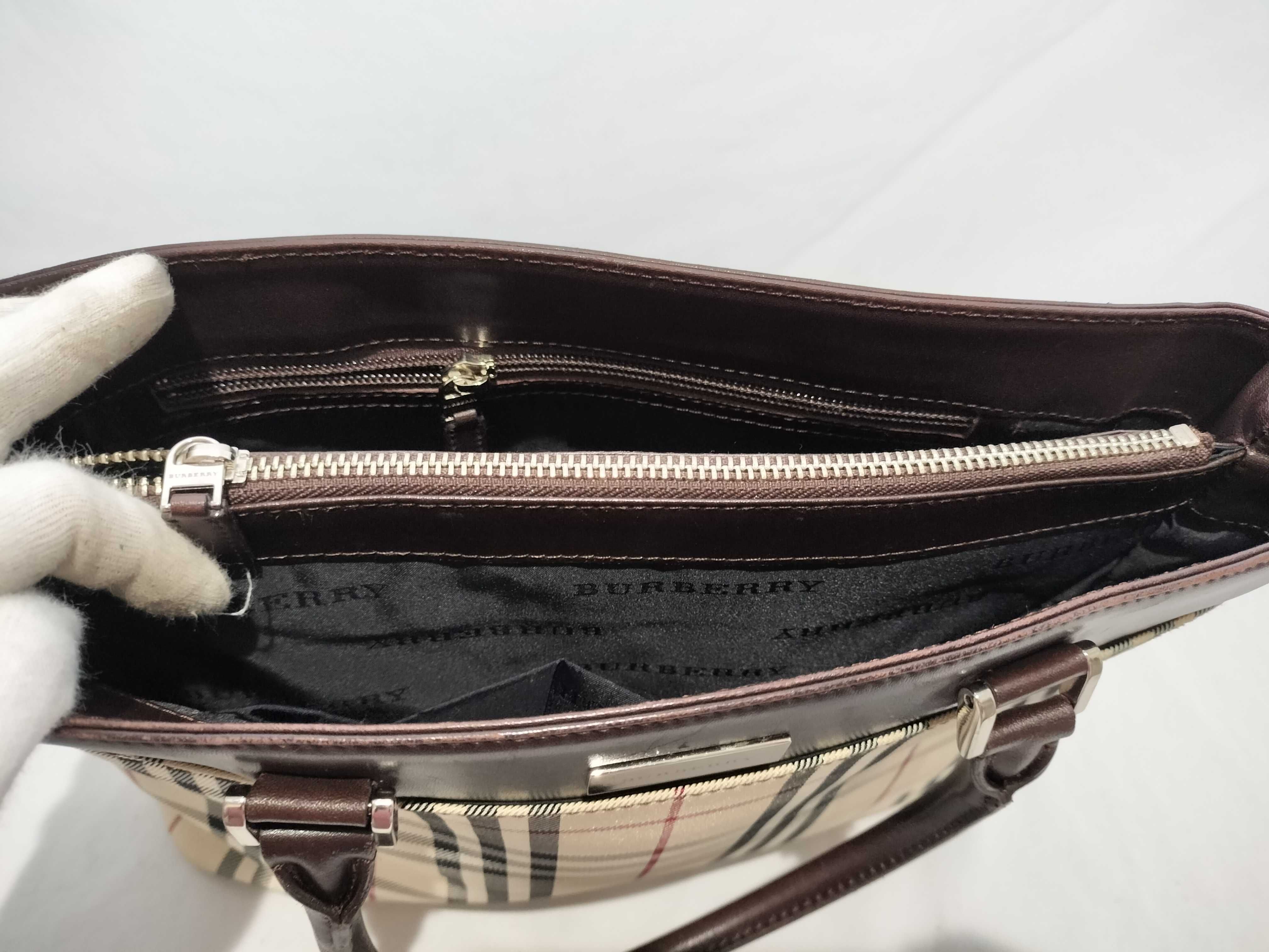 【水曜終了】(10699_0128)BURBERRY ノバチェック ハンドバッグ ハンドバッグ