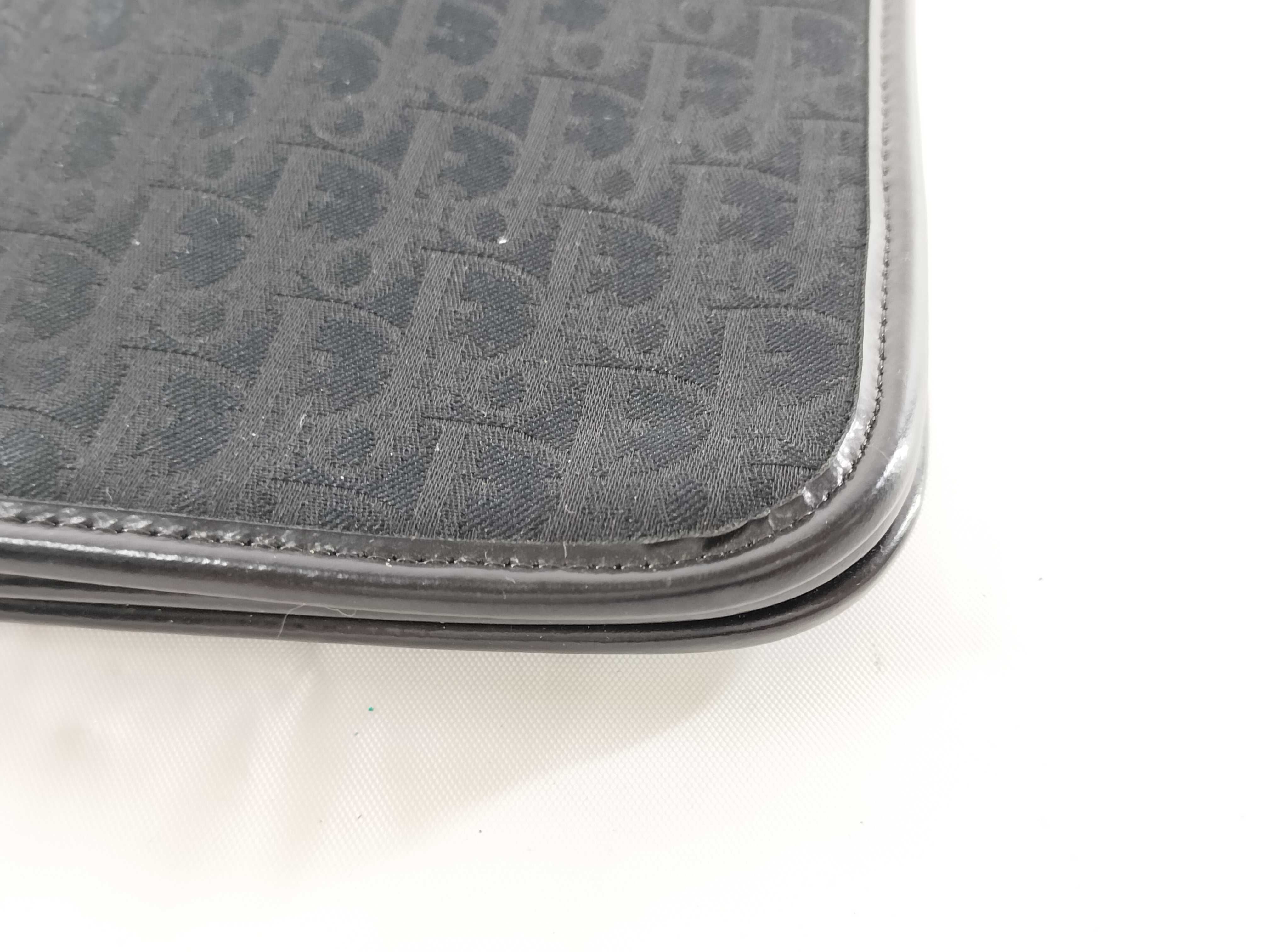 【水曜終了】(10699_0258)Dior トロッター トロッター キャンバス チェーンショルダーバッグ ブラック ショルダーバッグ