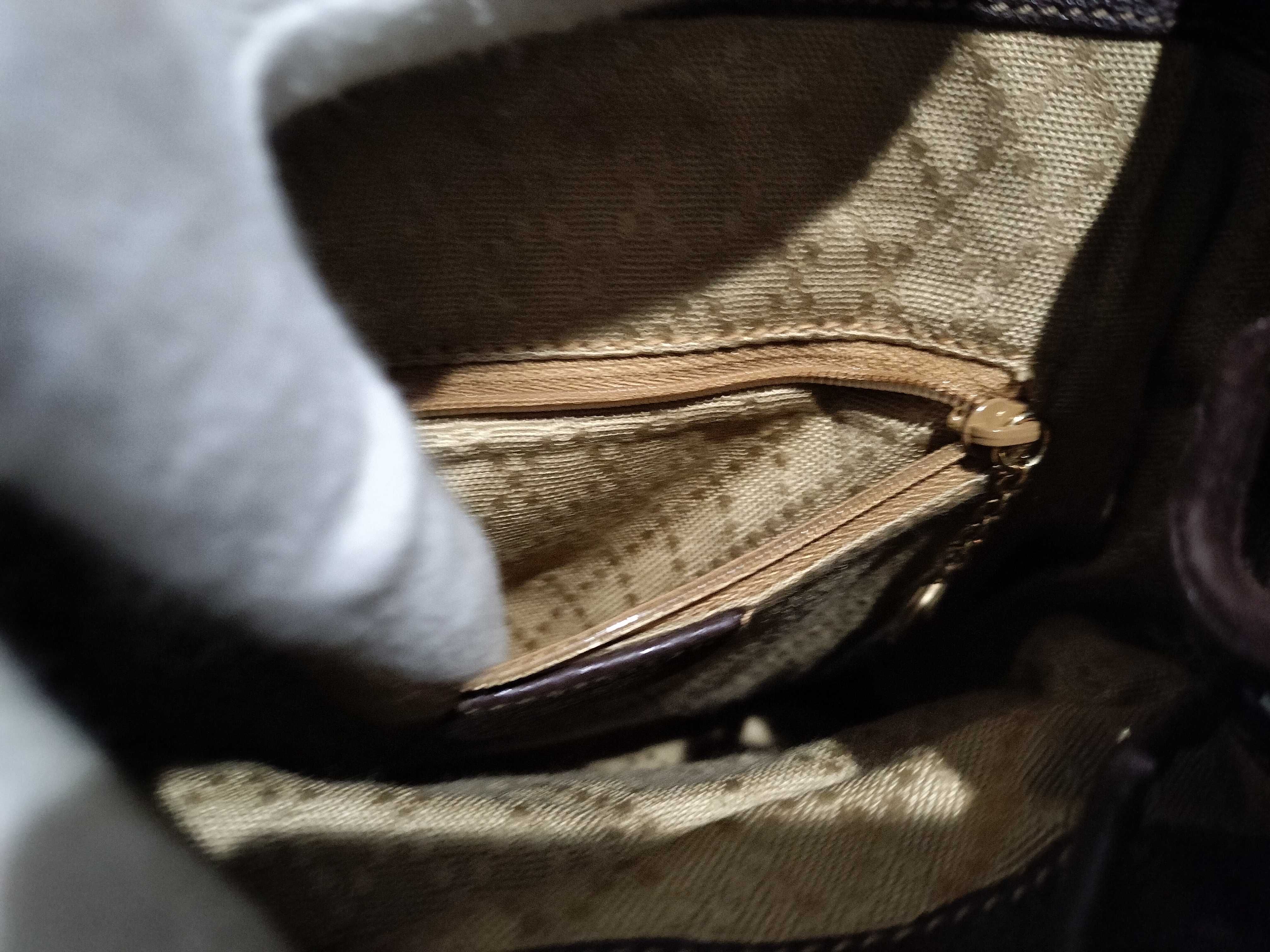 【水曜終了】(10709_0010)GUCCI バンブー 003 1705 0030 リュック 巾着 スエード リュックサック