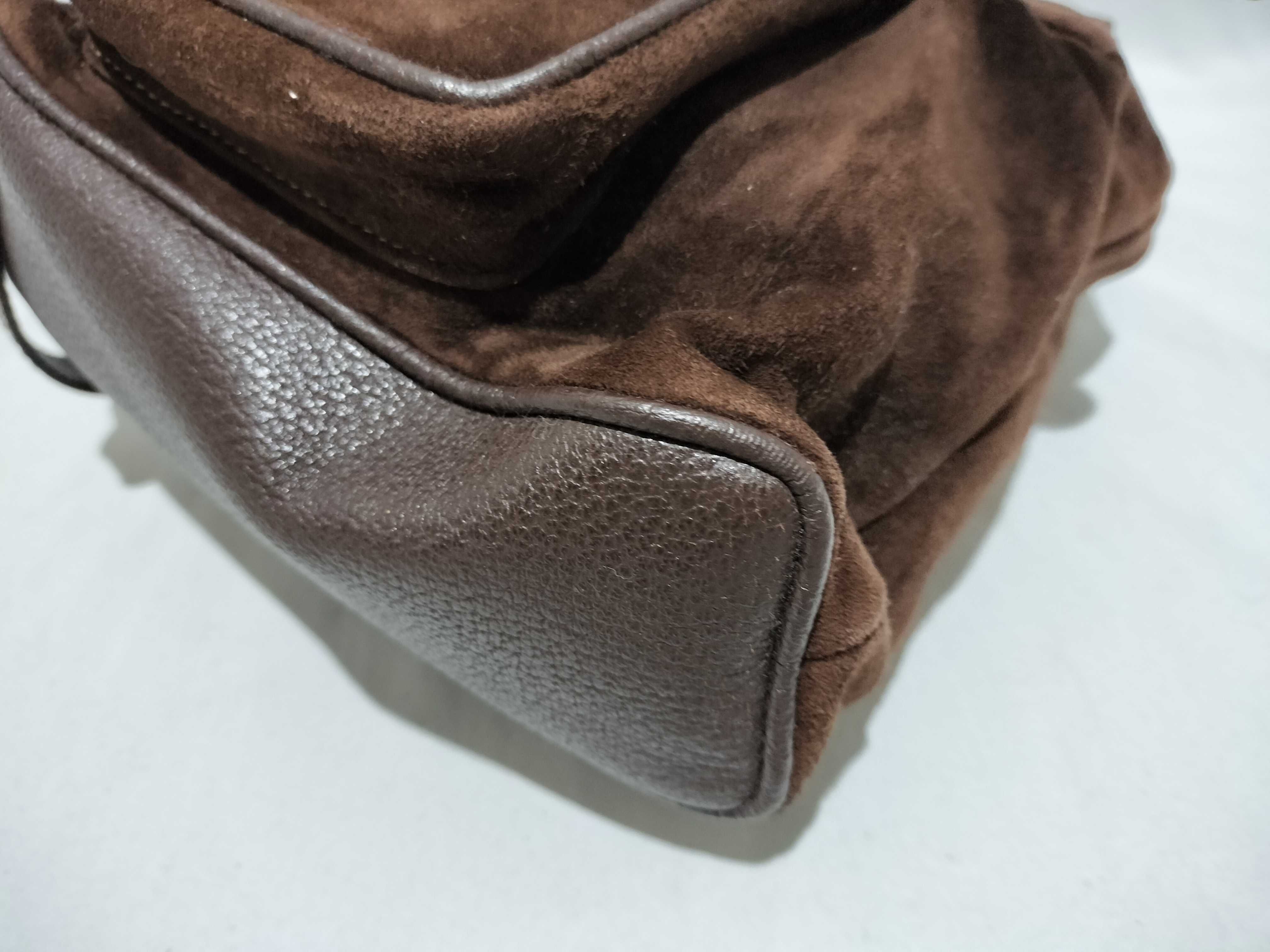 【水曜終了】(10709_0010)GUCCI バンブー 003 1705 0030 リュック 巾着 スエード リュックサック