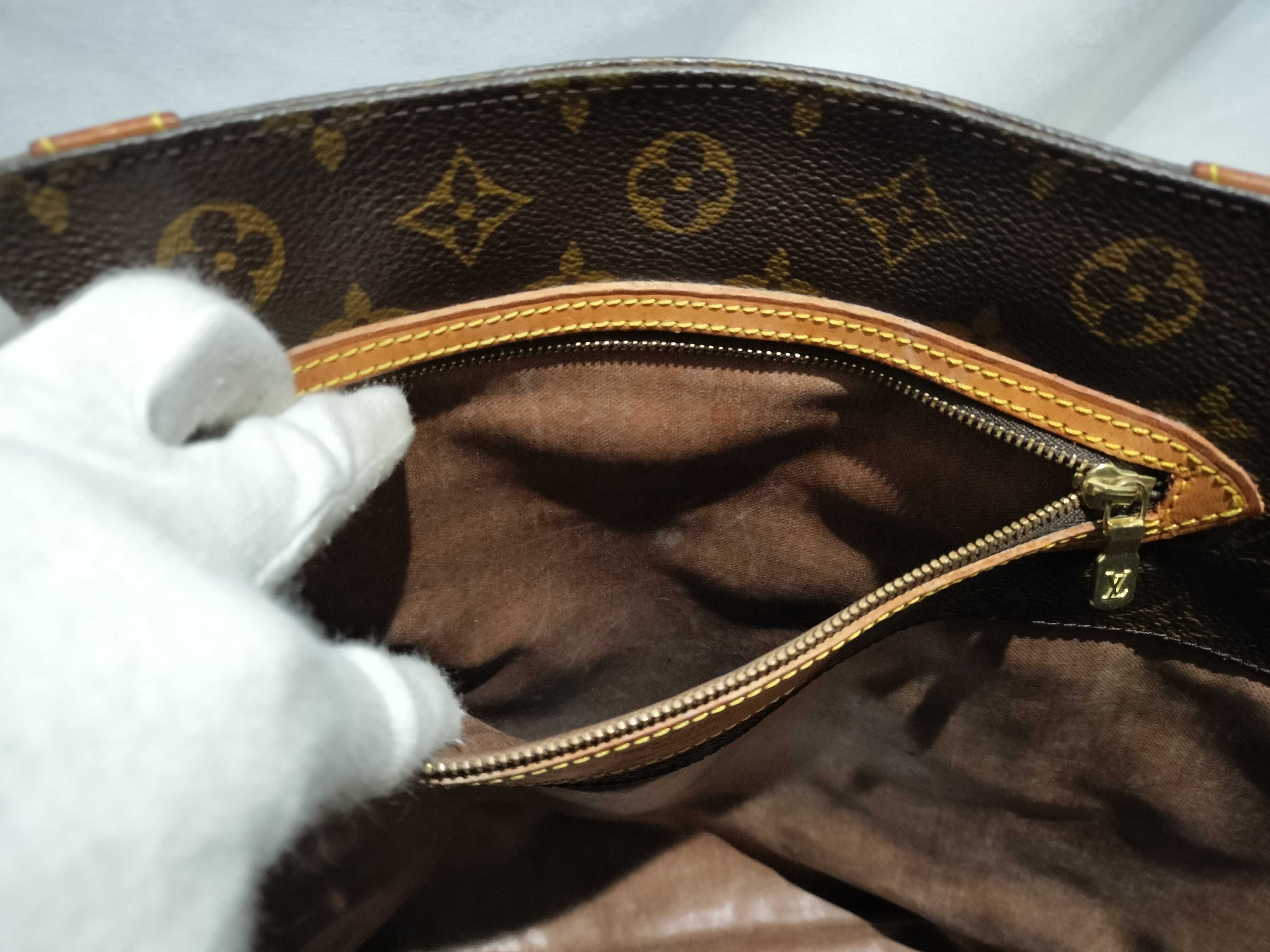 【水曜終了】(10708_0135)LOUIS VUITTON モノグラム サックショッピング トートバッグ