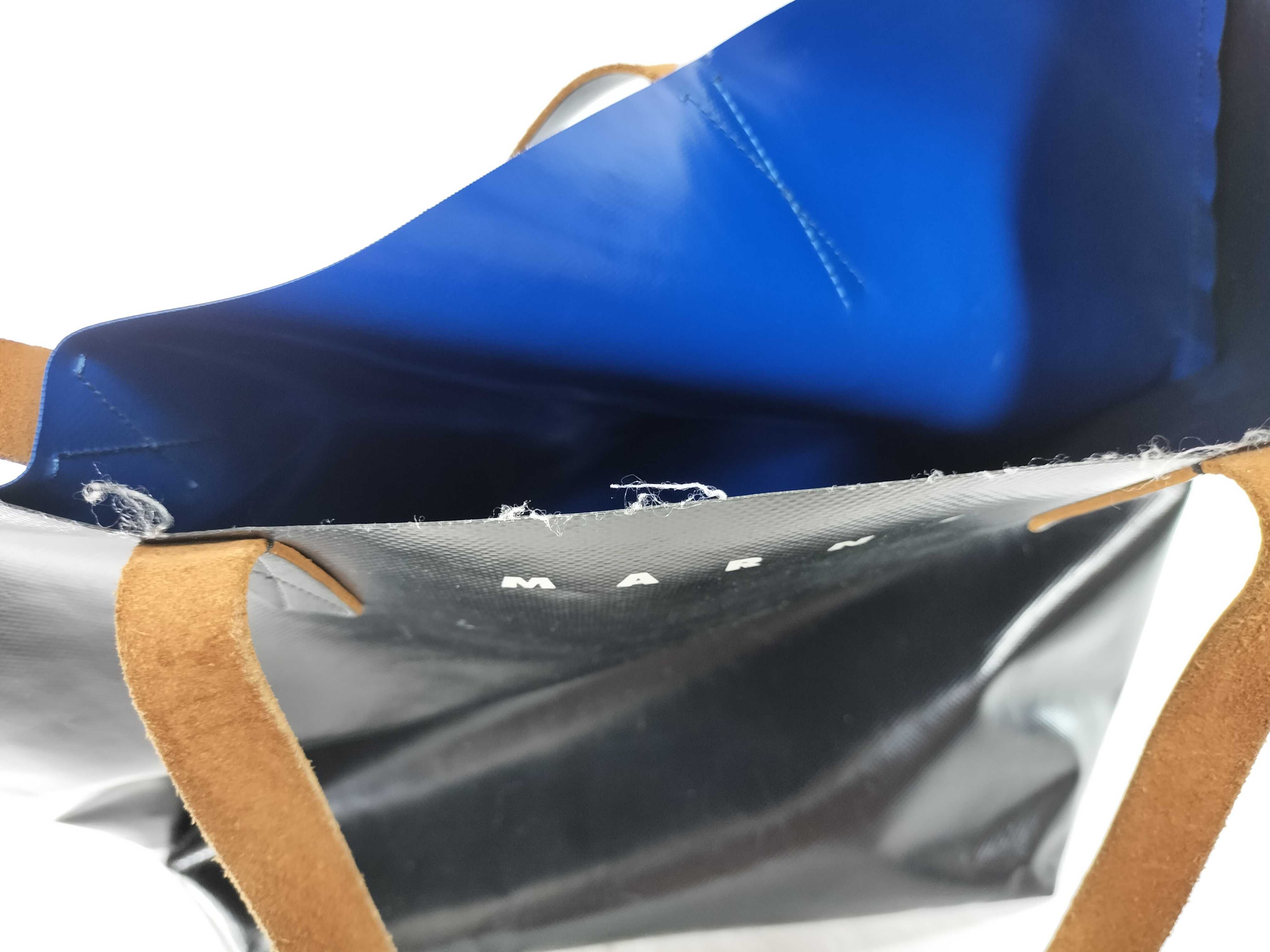 【水曜終了】(10699_0237)MARNI マルニ PVC ショッピングトート トートバッグ トートバッグ