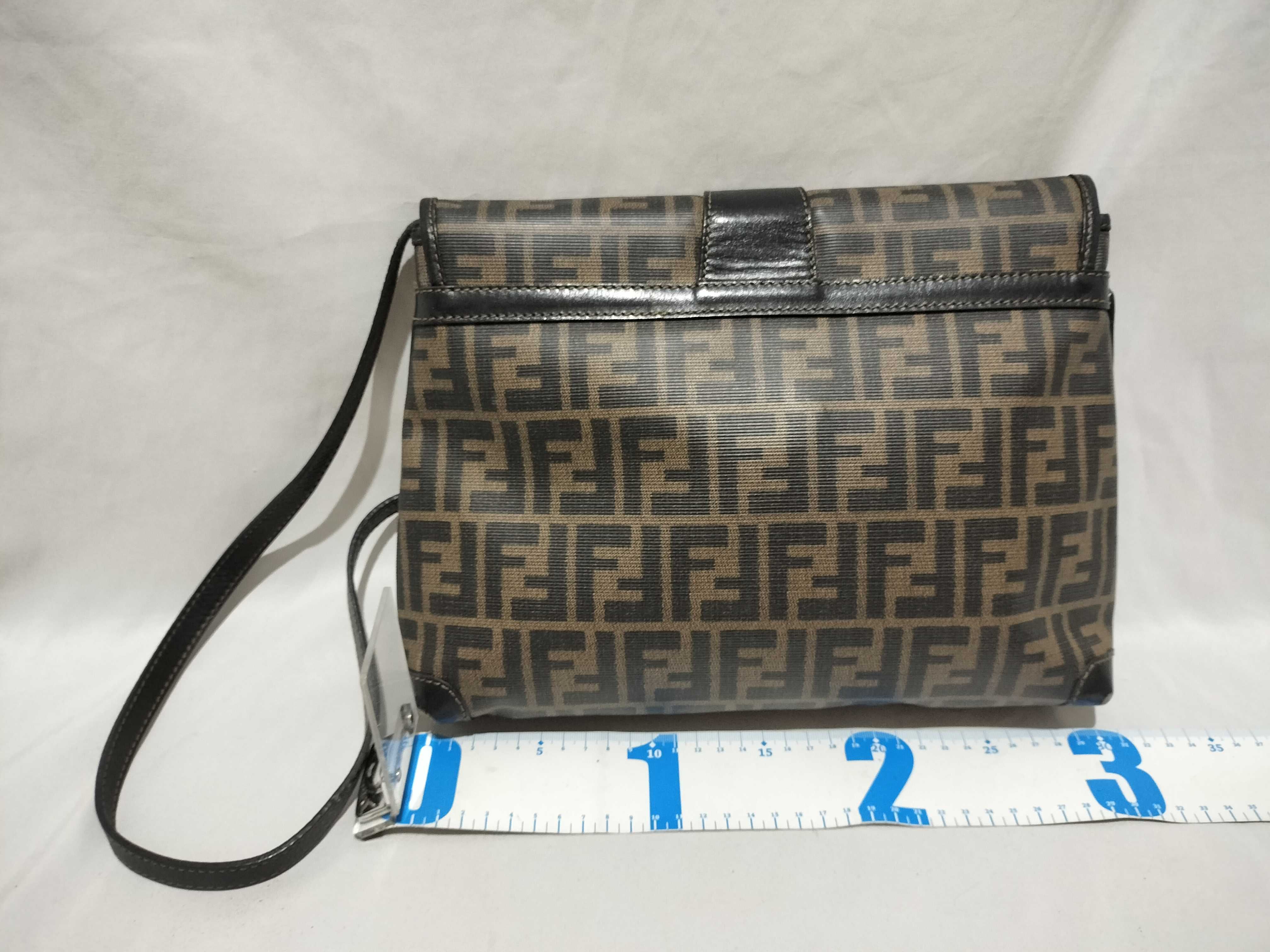 【水曜終了】(10709_0124)FENDI ズッカ柄 ショルダーバッグ ショルダーバッグ