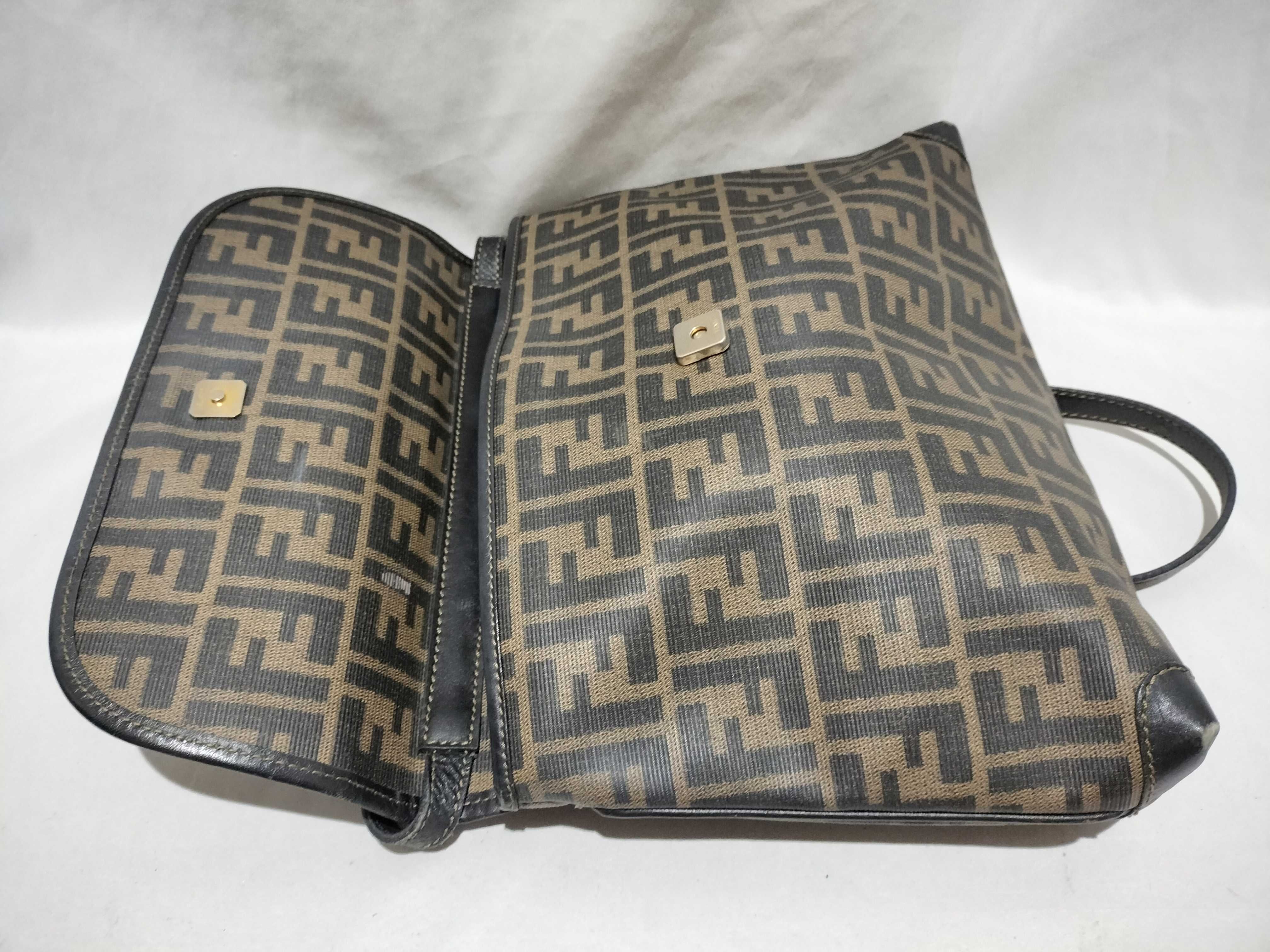 【水曜終了】(10709_0124)FENDI ズッカ柄 ショルダーバッグ ショルダーバッグ