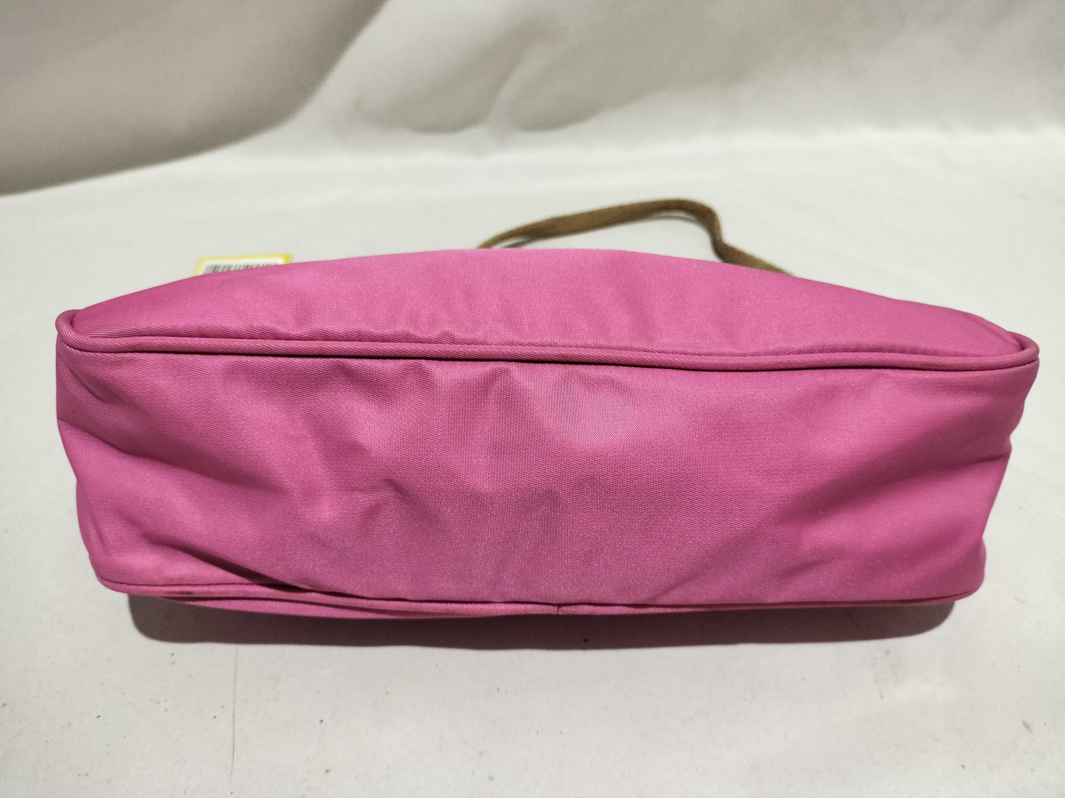 【水曜終了】(10709_0090)PRADA ナイロン ハンドバッグ ポーチ ピンク ハンドバッグ