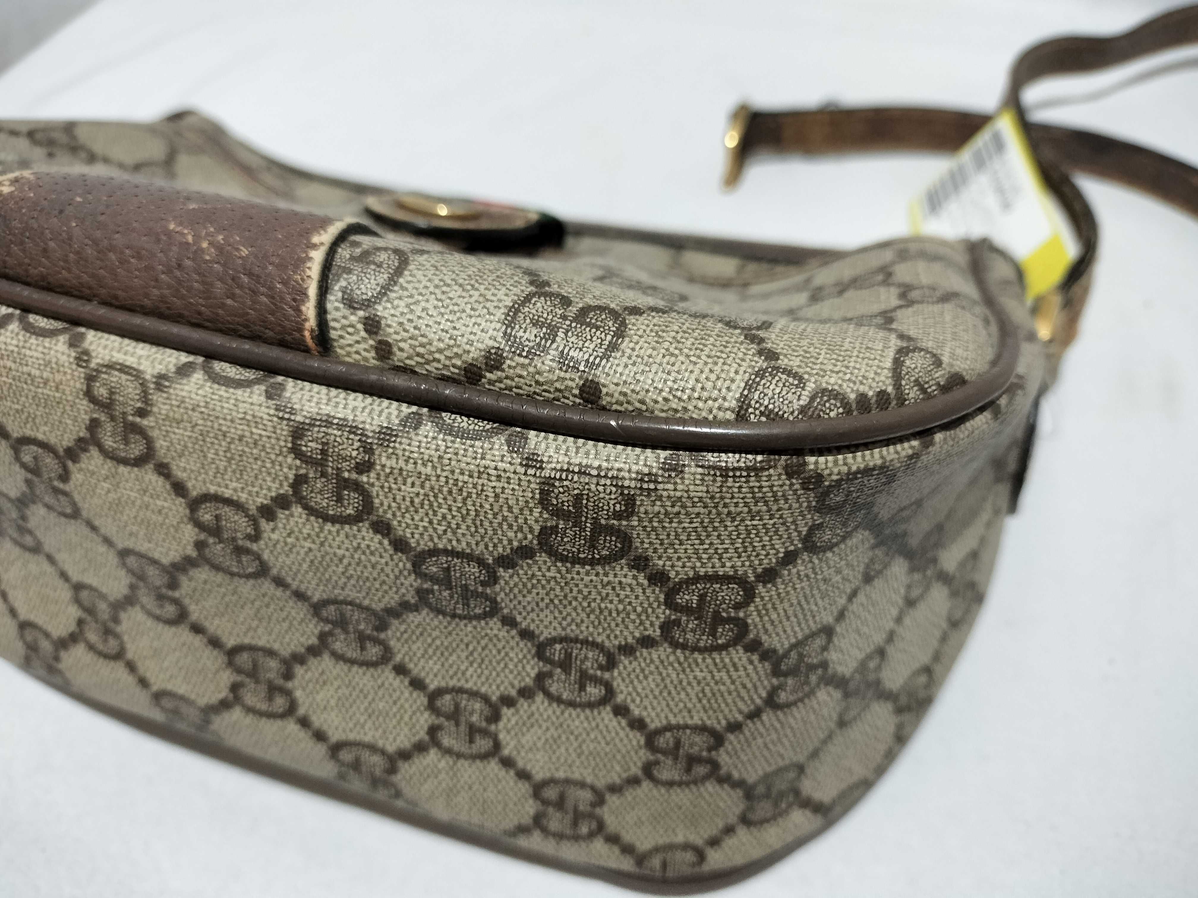 【水曜終了】(10709_0051)GUCCI GGスプリーム 89 02 032 シェリー ショルダー切れ ショルダーバッグ