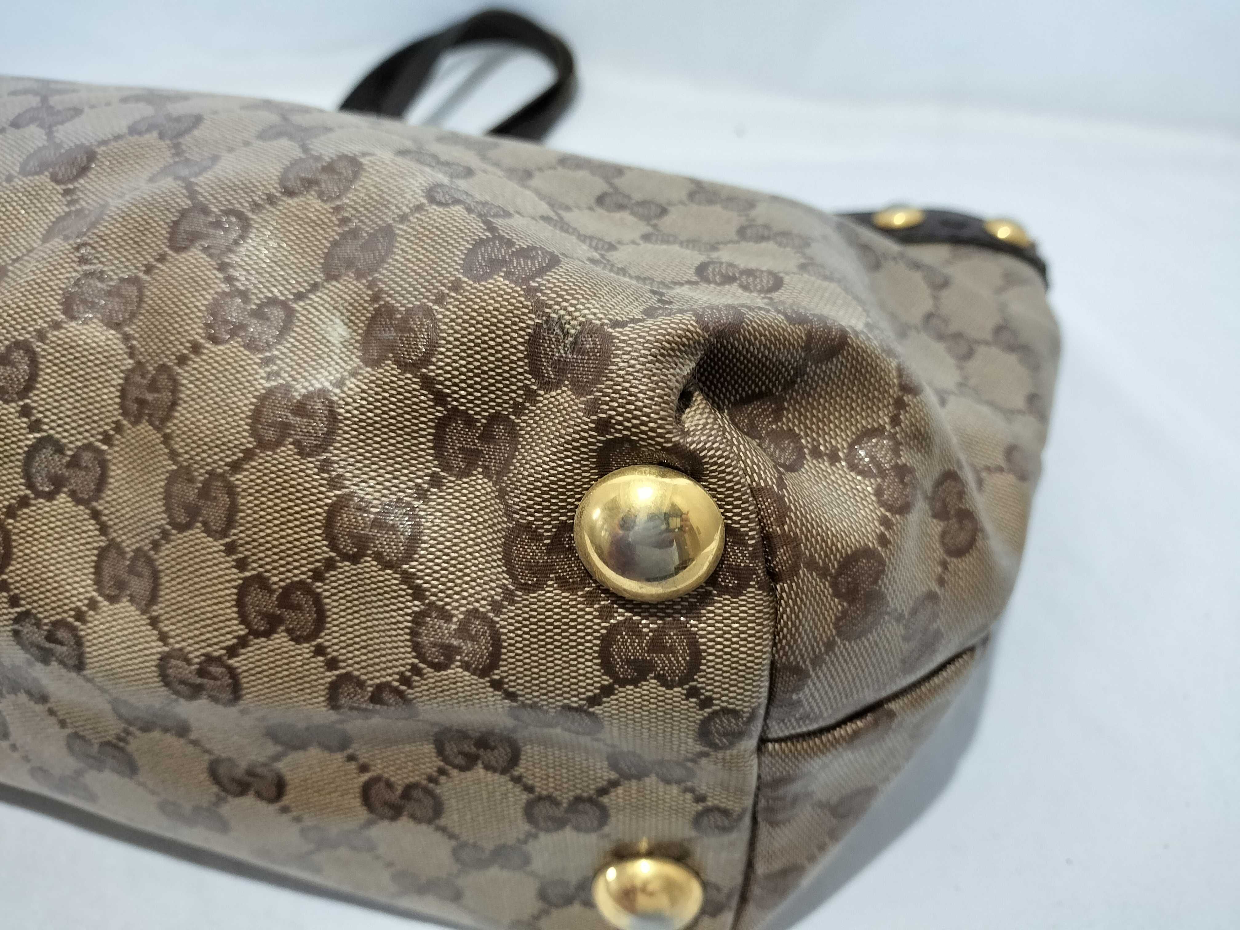 【水曜終了】(10709_0052)GUCCI GGクリスタル/207291/チャーム付き ハンドバッグ ハンドバッグ