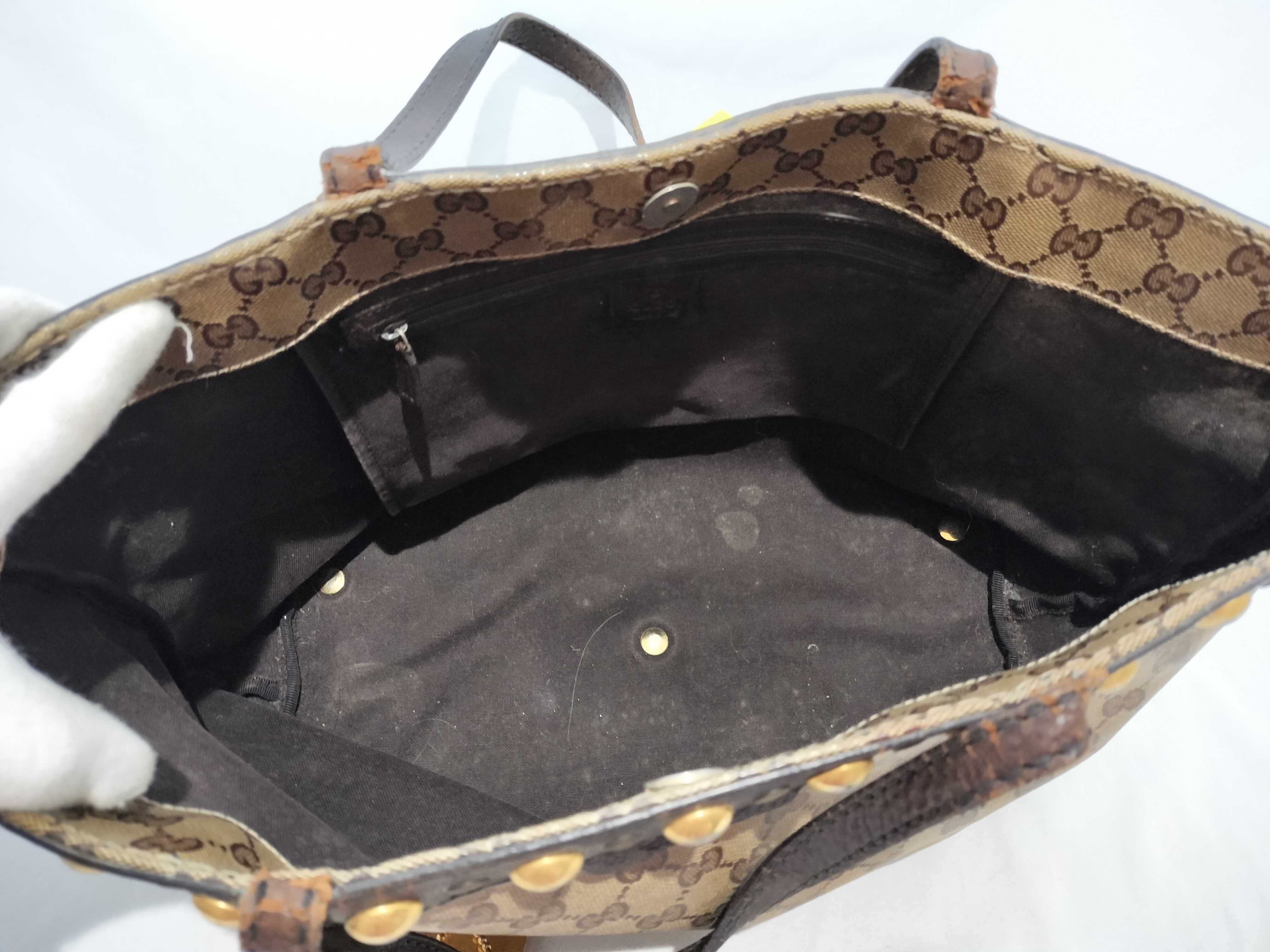 【水曜終了】(10709_0052)GUCCI GGクリスタル/207291/チャーム付き ハンドバッグ ハンドバッグ