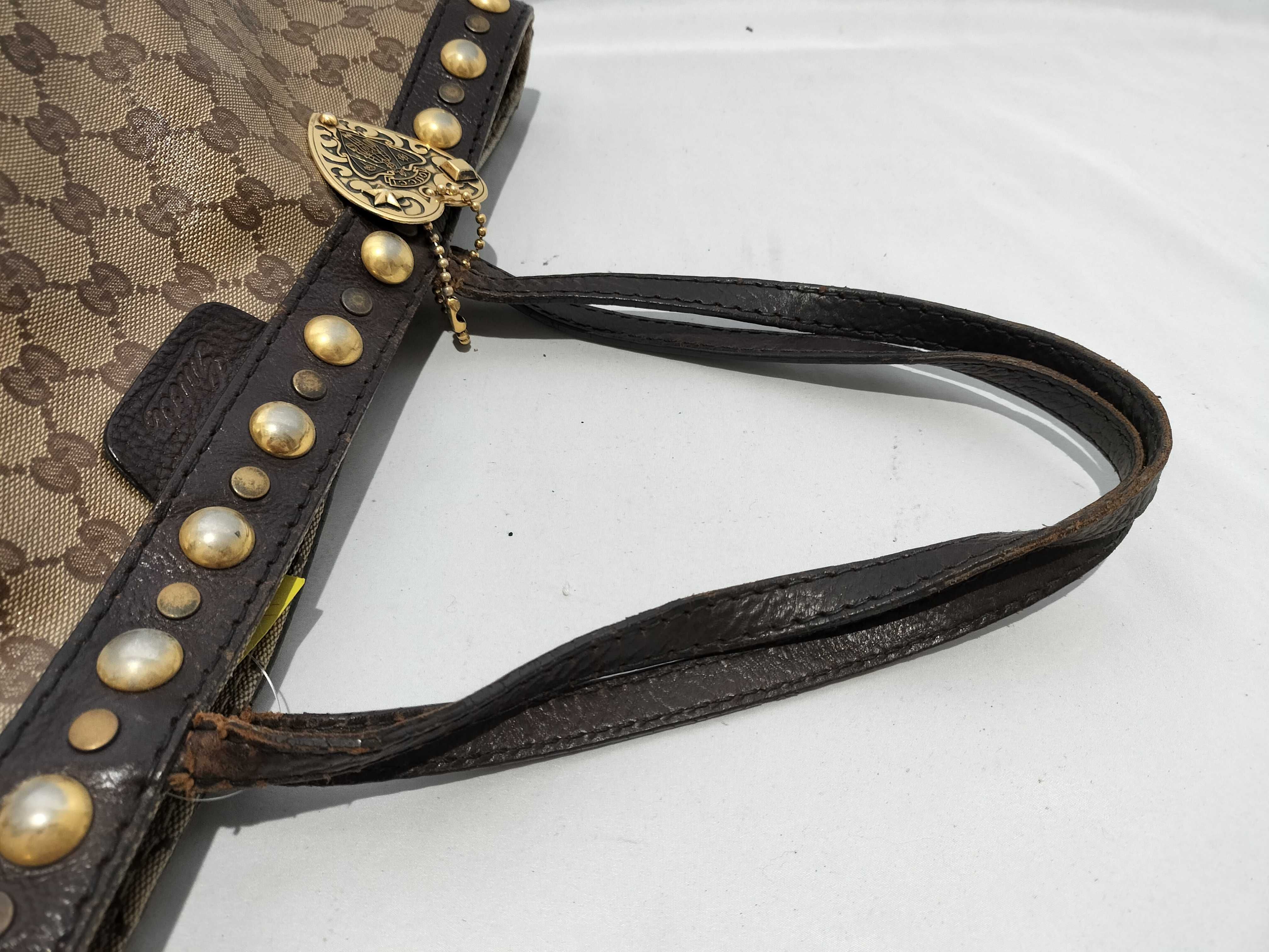 【水曜終了】(10709_0052)GUCCI GGクリスタル/207291/チャーム付き ハンドバッグ ハンドバッグ