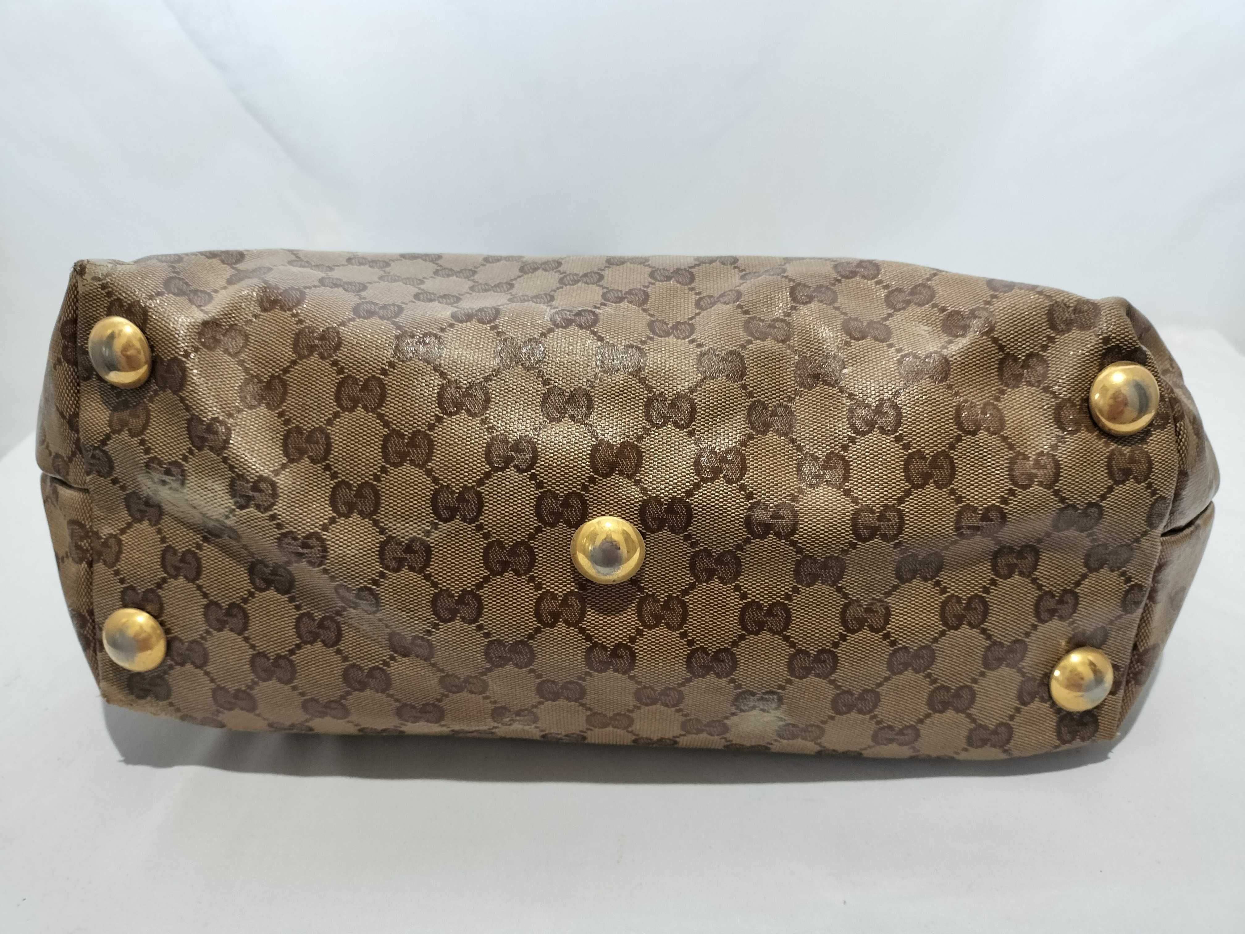 【水曜終了】(10709_0052)GUCCI GGクリスタル/207291/チャーム付き ハンドバッグ ハンドバッグ