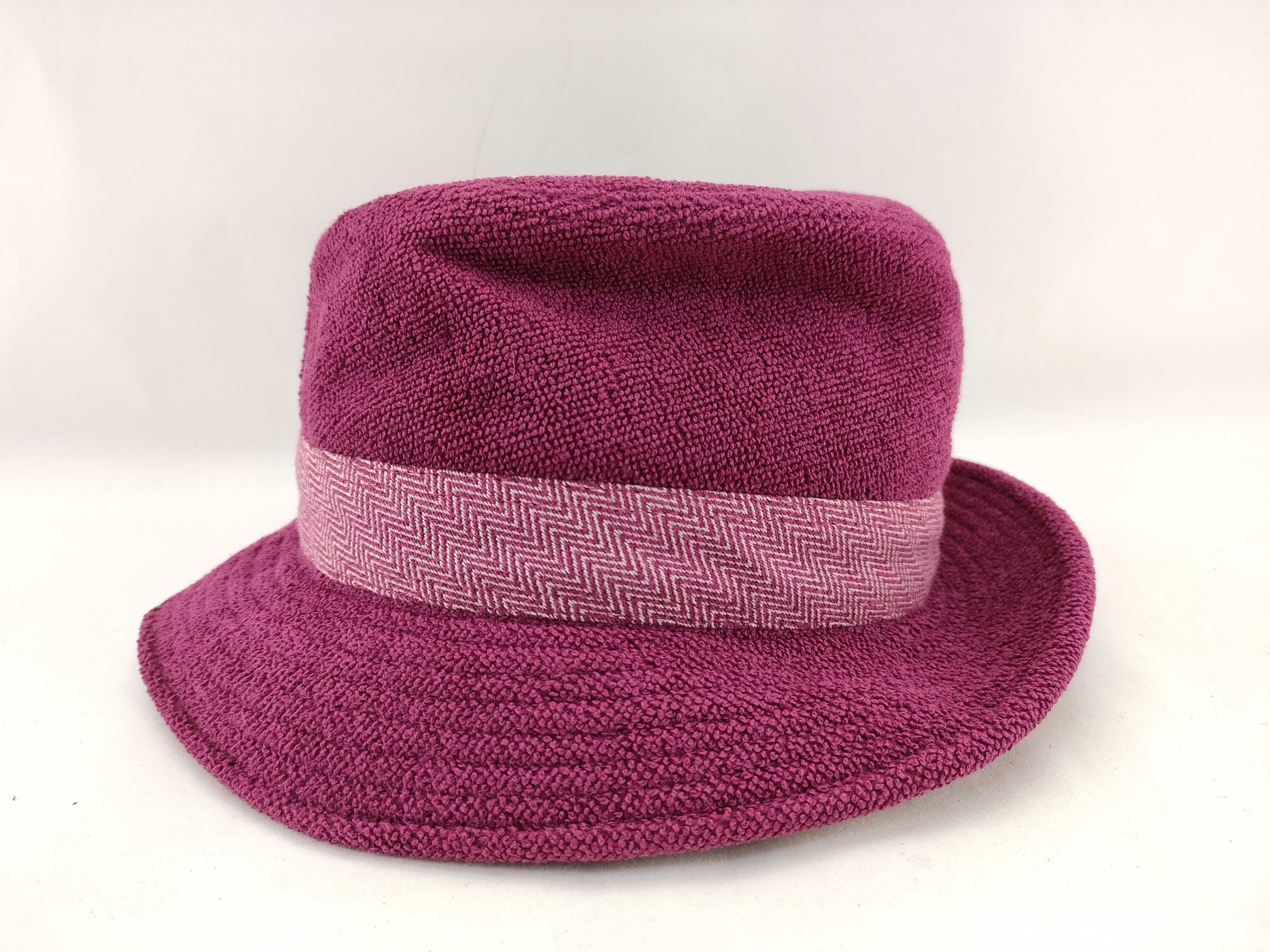 【水曜終了】(10695_0042)HERMES ハット帽 ピンク その他小物