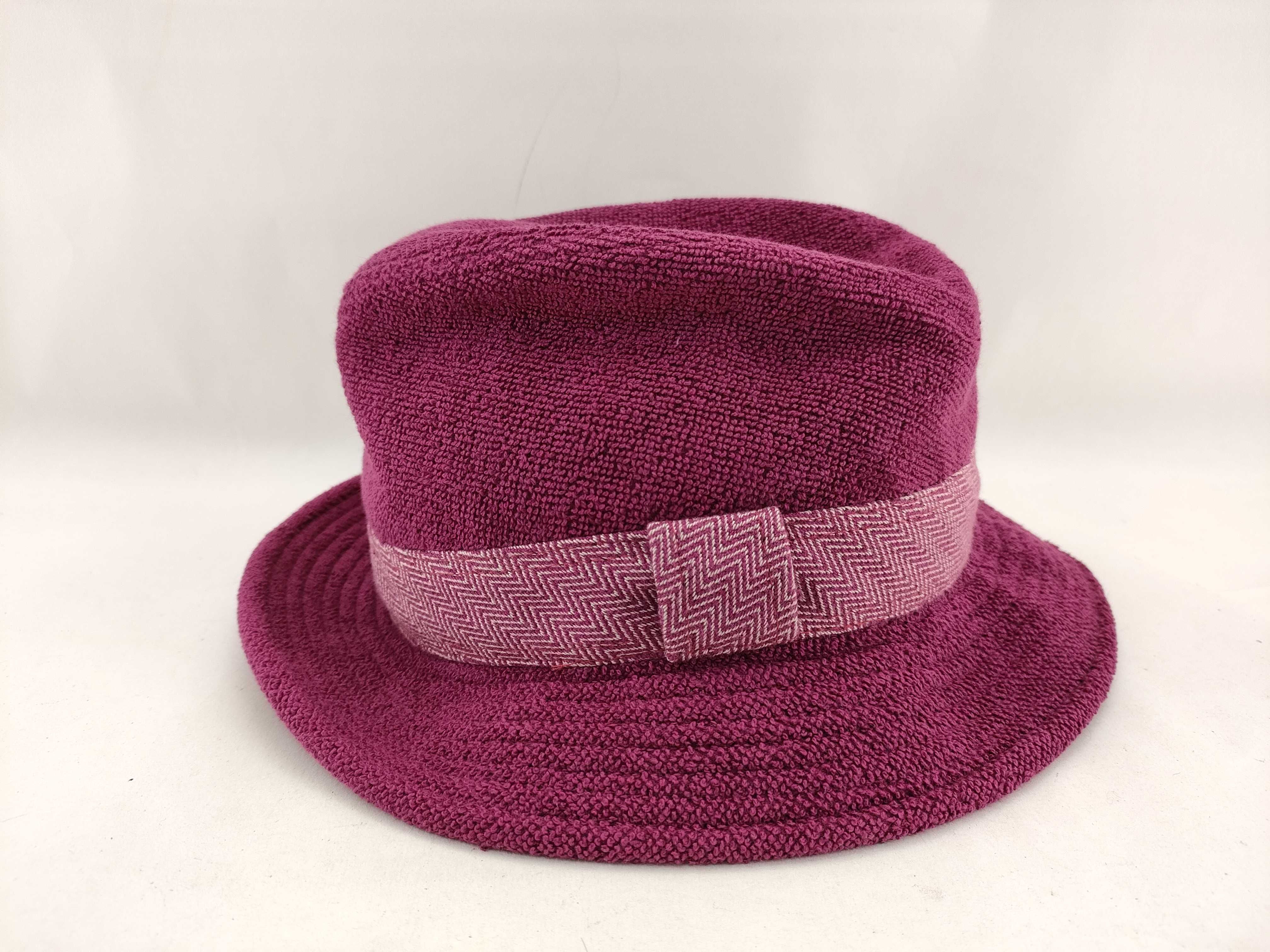 【水曜終了】(10695_0042)HERMES ハット帽 ピンク その他小物