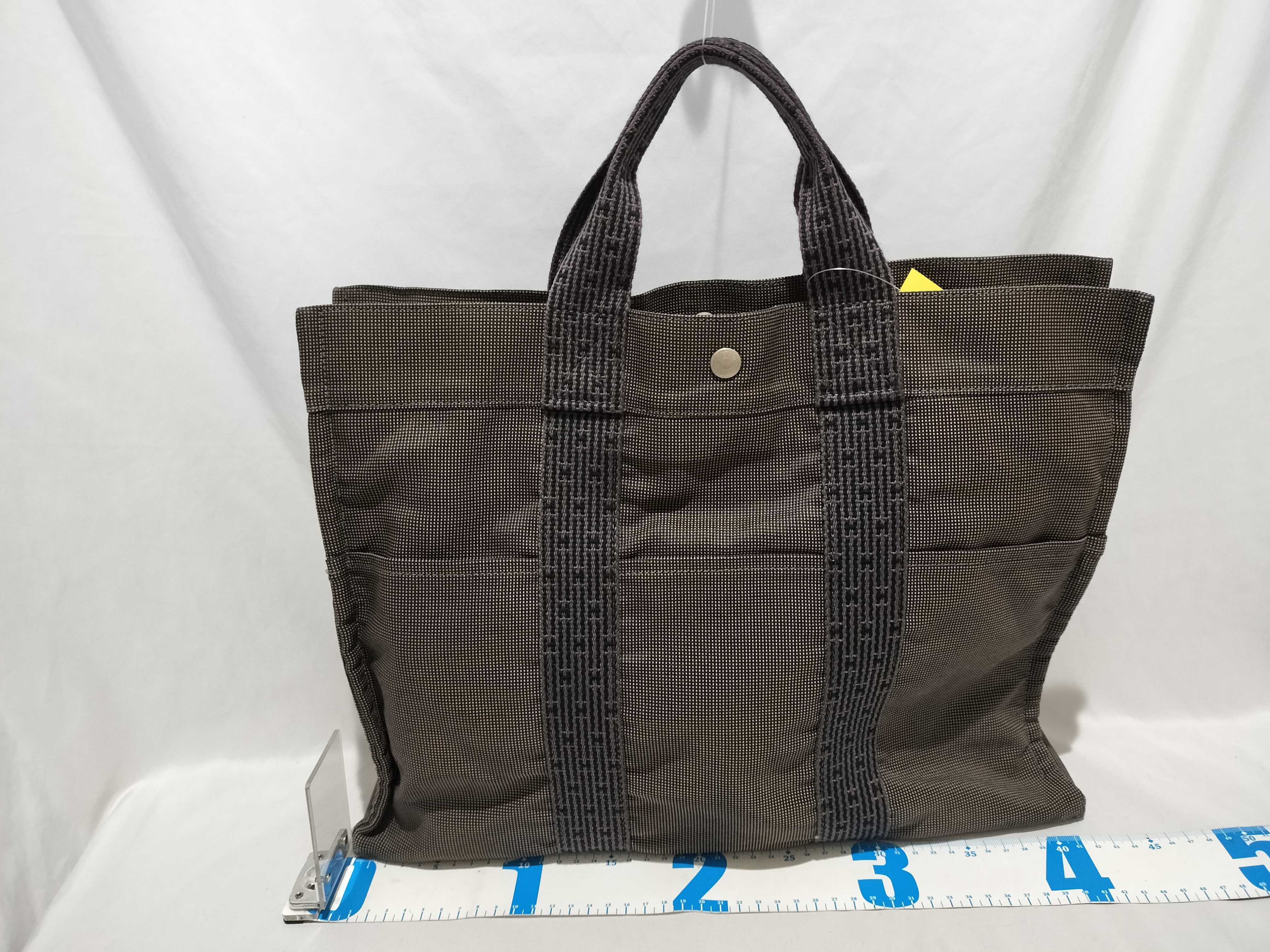 【水曜終了】(10706_0001)HERMES エールライン エールライントートMM トートバッグ