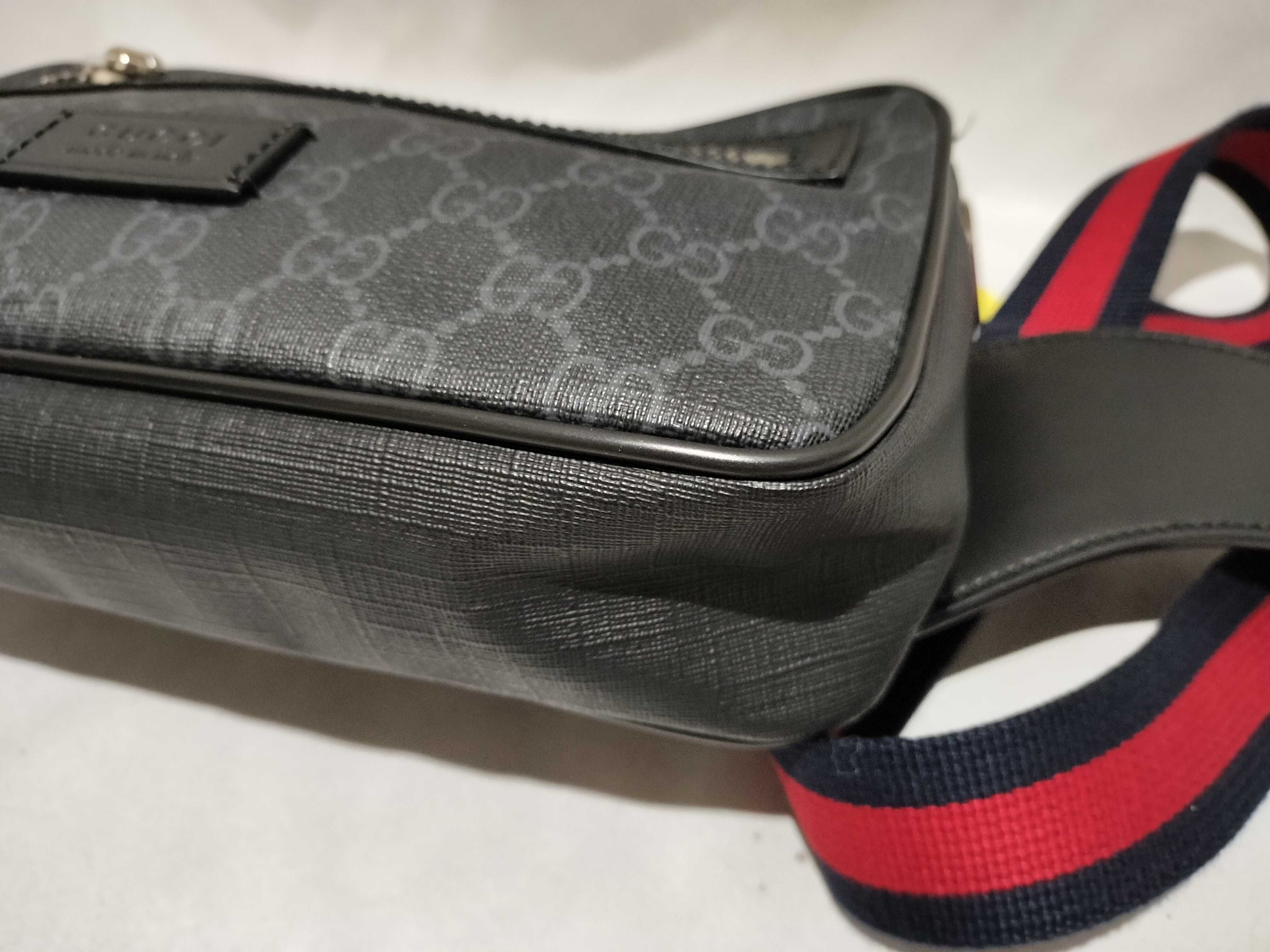 【水曜終了】(10698_0014)GUCCI GGスプリーム 474293 ボディバッグ ウエストバッグ