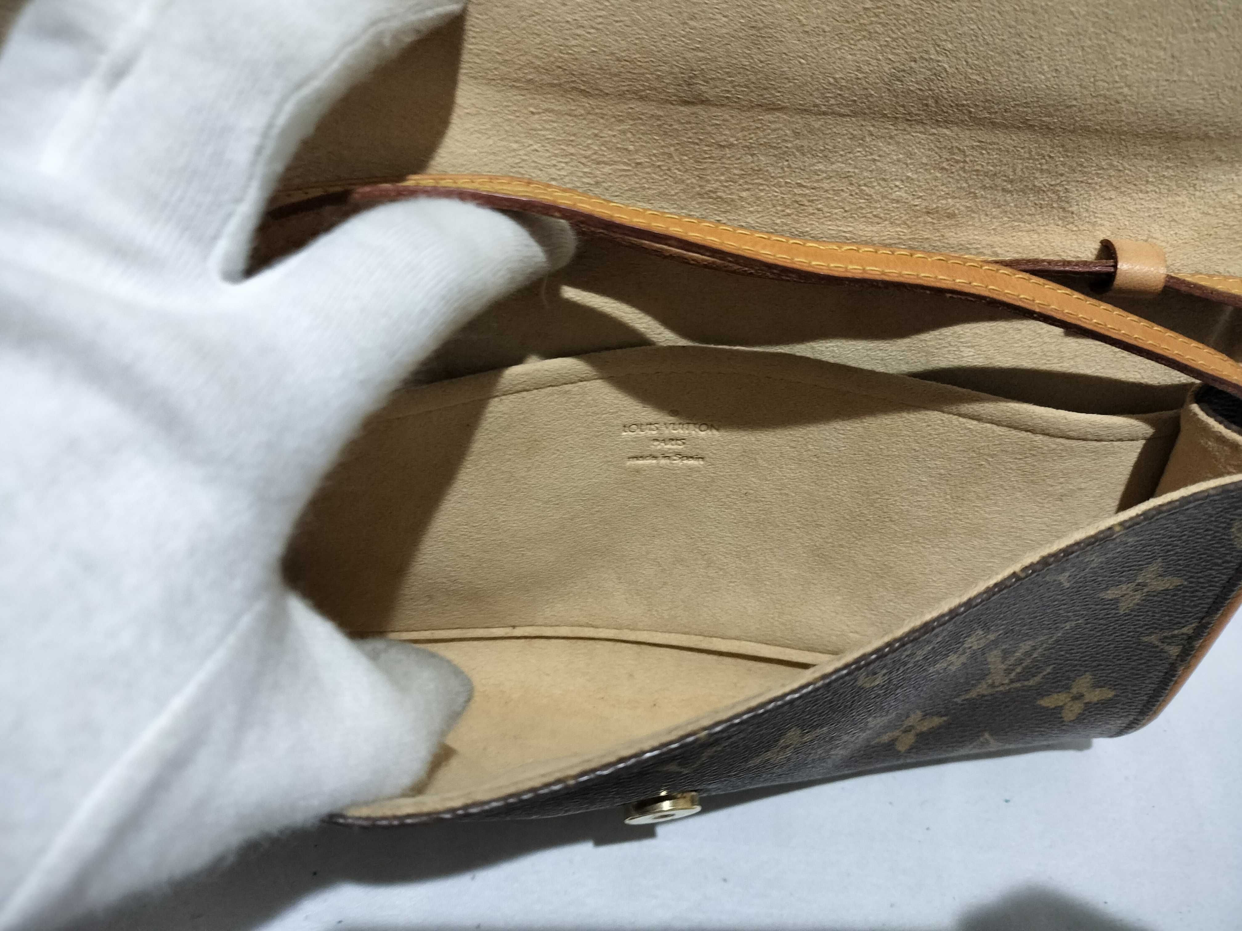 【水曜終了】(10708_0026)LOUIS VUITTON モノグラム M51852 ポシェットツインGM ショルダーバッグ