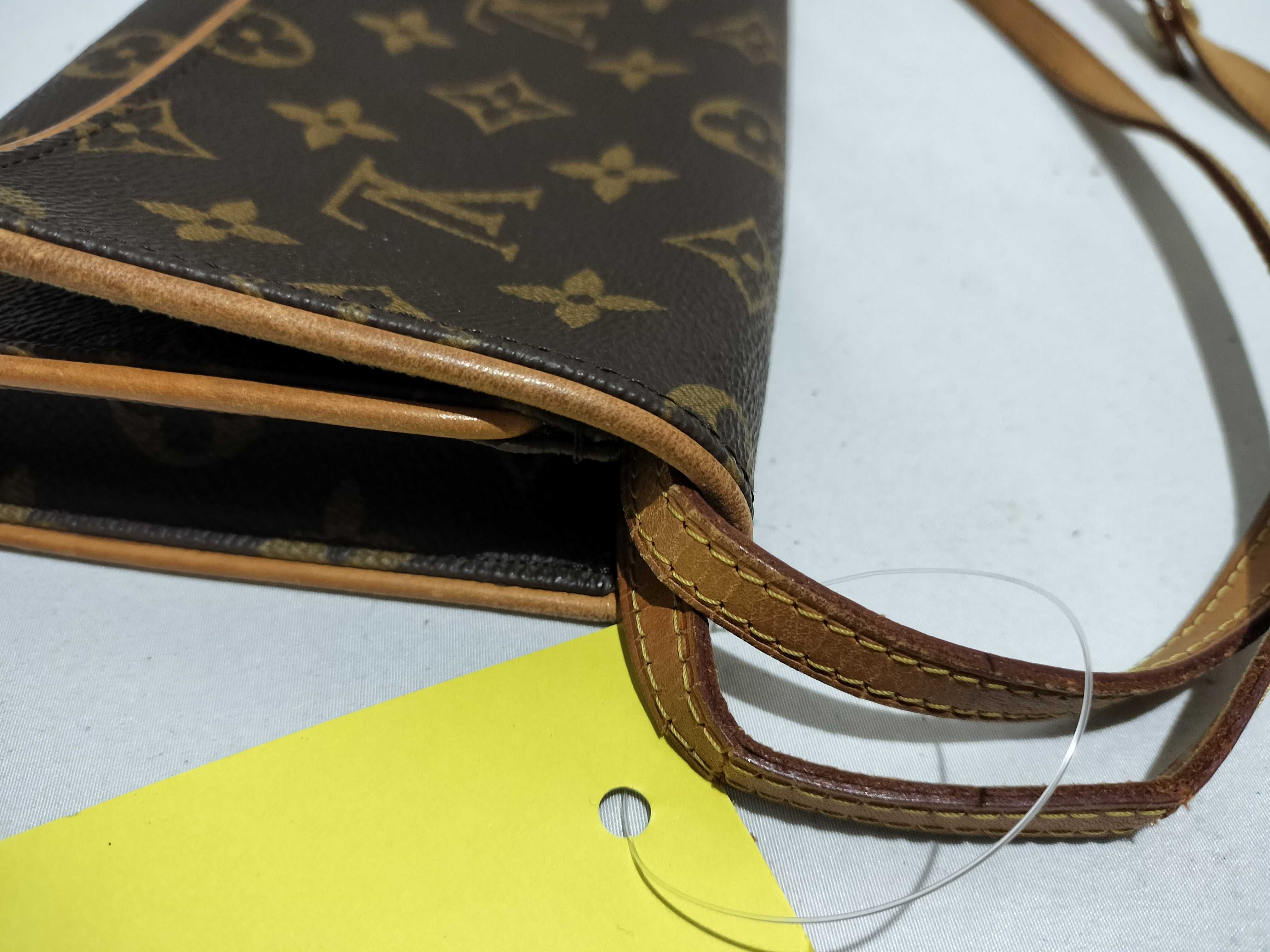 【水曜終了】(10708_0026)LOUIS VUITTON モノグラム M51852 ポシェットツインGM ショルダーバッグ