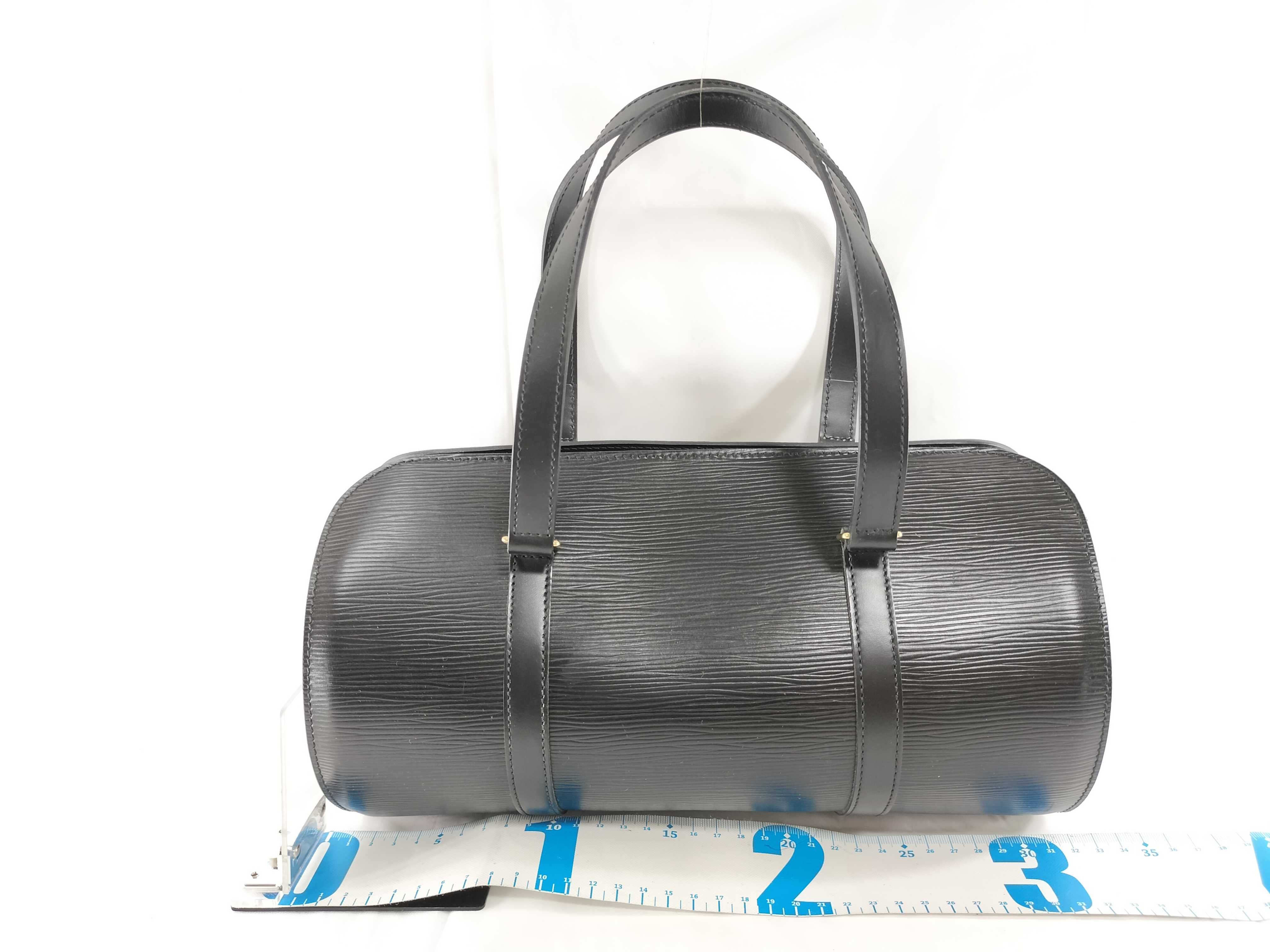 【水曜終了】(10697_0040)LOUIS VUITTON エピ エピ ノワール パピヨン ポーチ付き ハンドバッグ