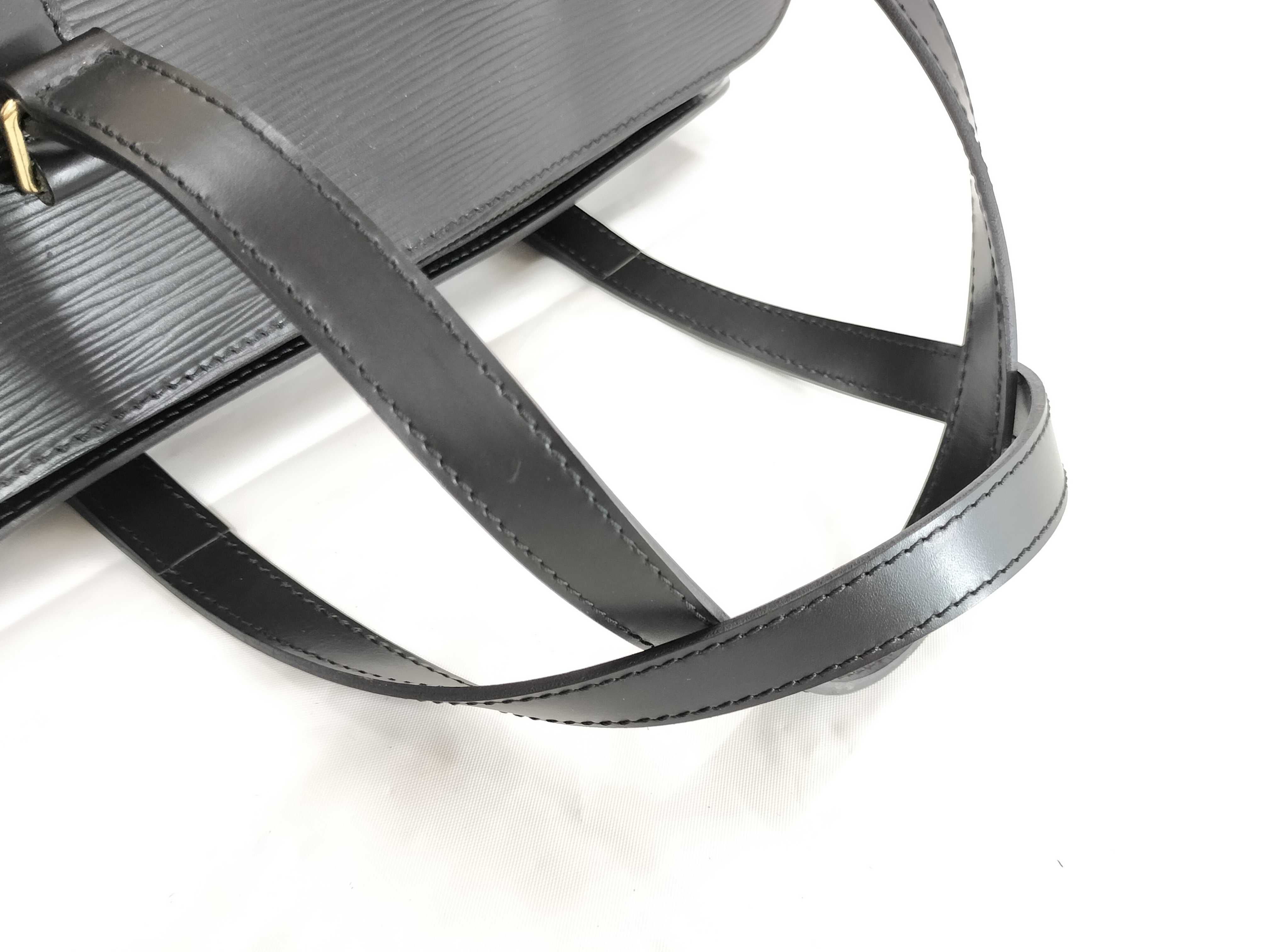 【水曜終了】(10697_0040)LOUIS VUITTON エピ エピ ノワール パピヨン ポーチ付き ハンドバッグ