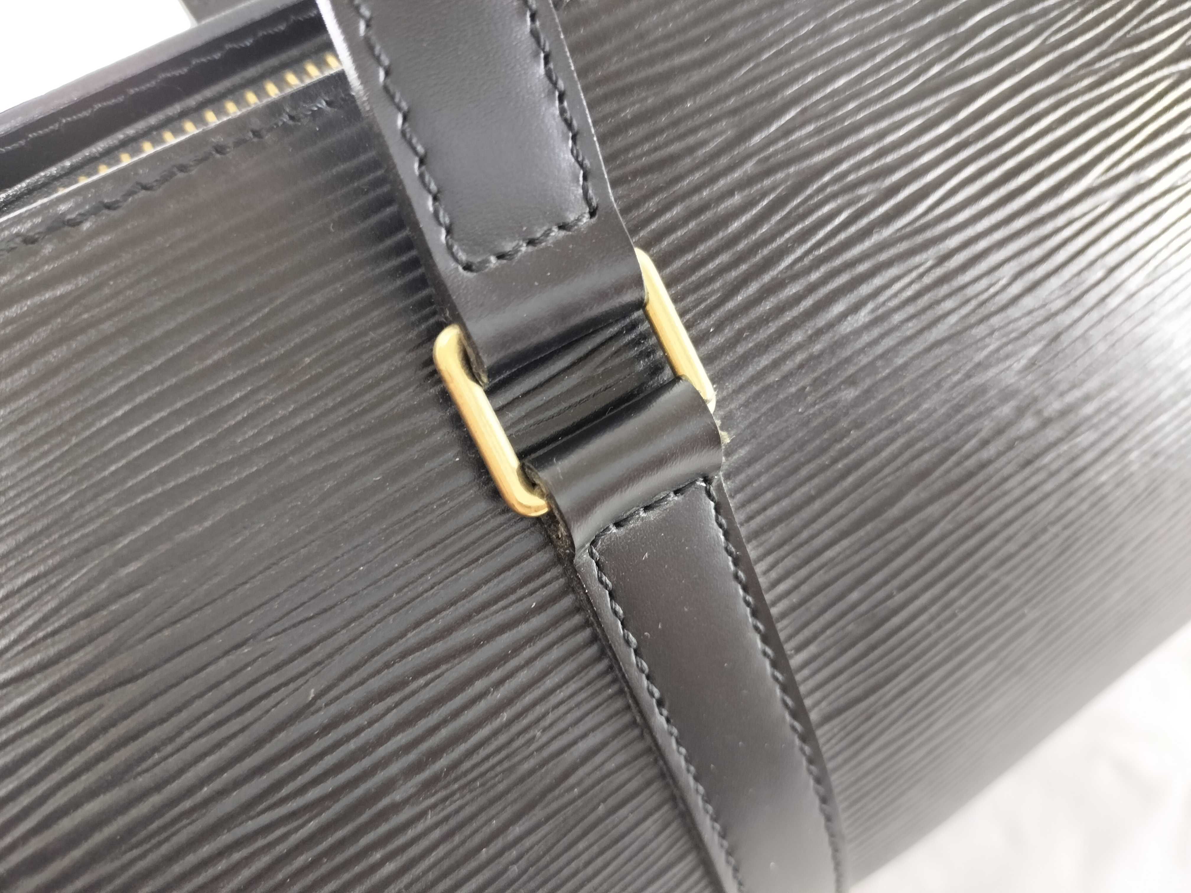 【水曜終了】(10697_0040)LOUIS VUITTON エピ エピ ノワール パピヨン ポーチ付き ハンドバッグ