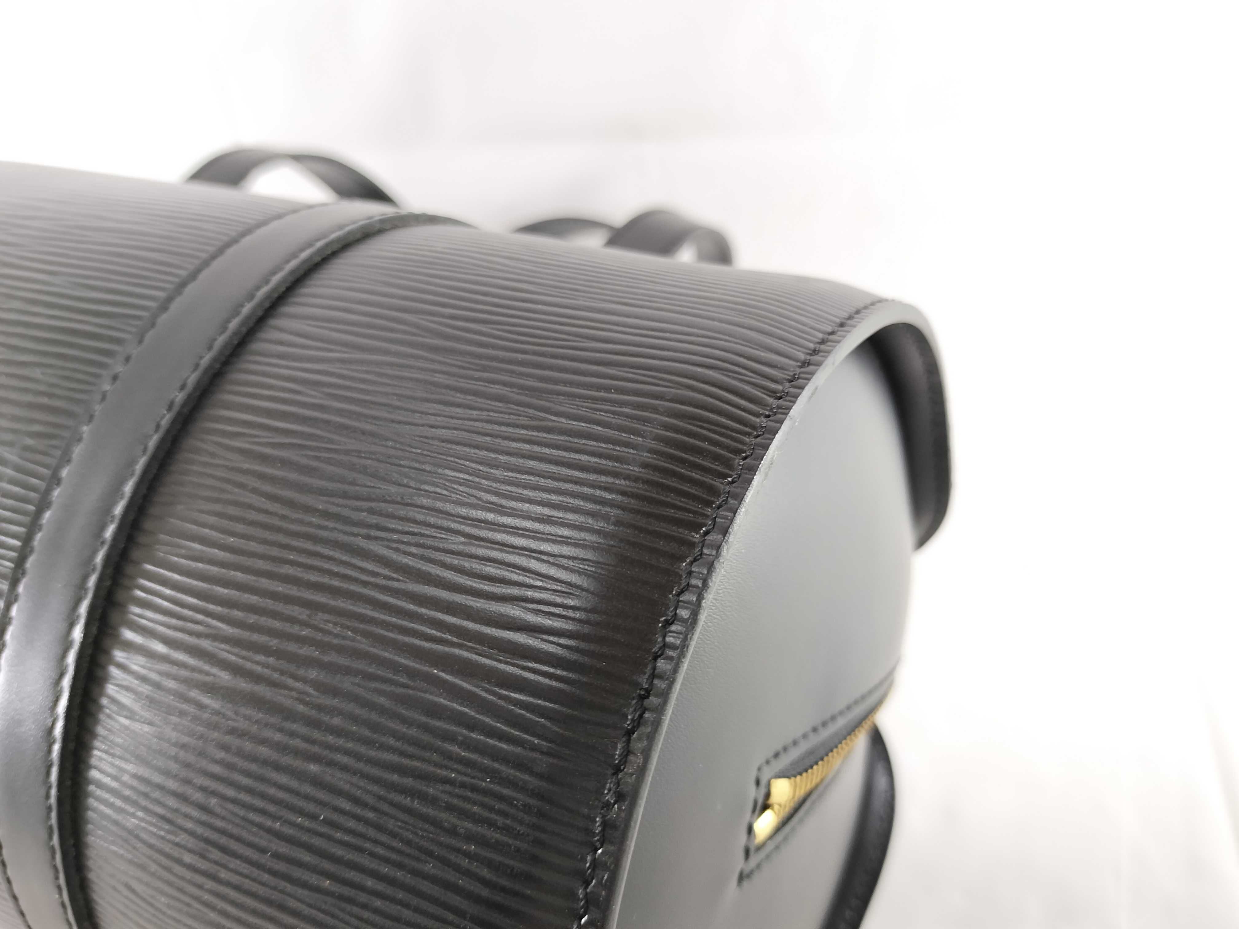 【水曜終了】(10697_0040)LOUIS VUITTON エピ エピ ノワール パピヨン ポーチ付き ハンドバッグ