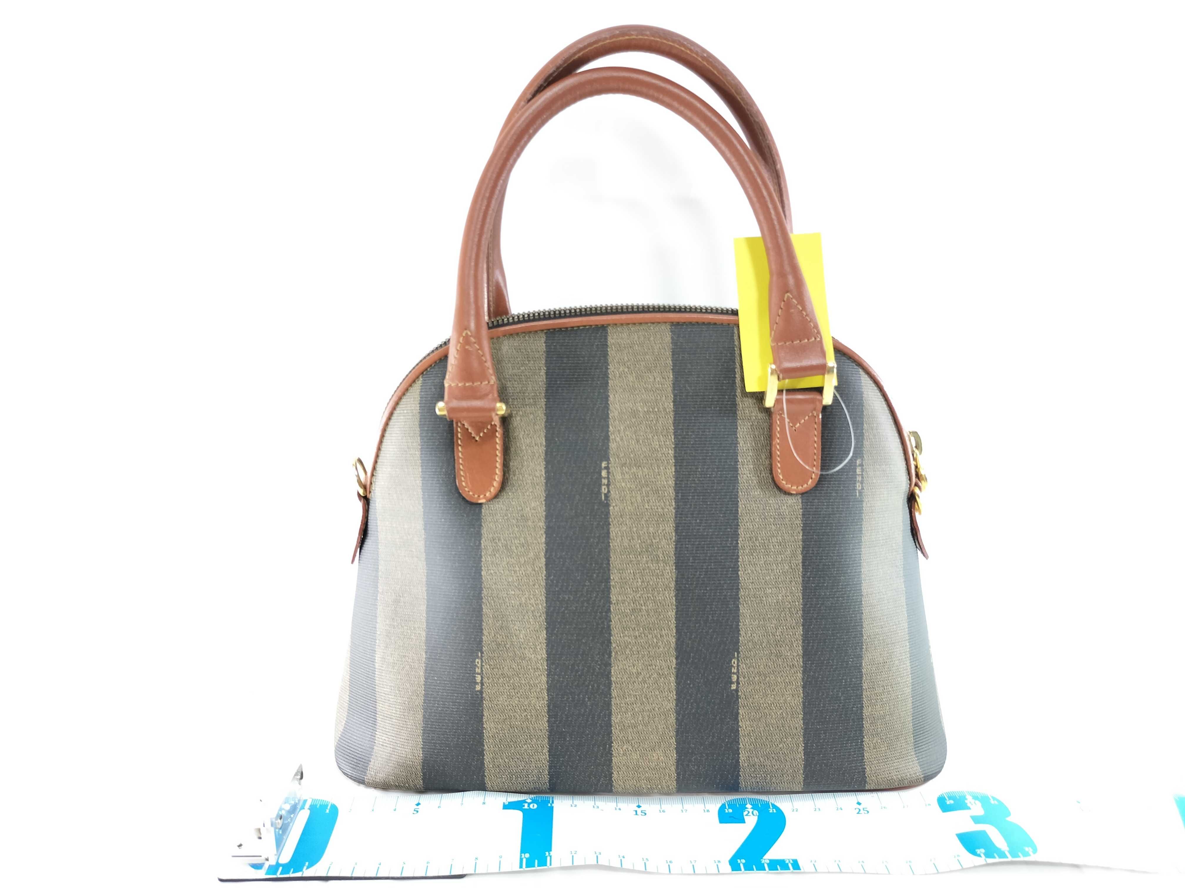 【水曜終了】(10698_0190)FENDI ペカン柄 ハンドバッグ 2way ハンドバッグ