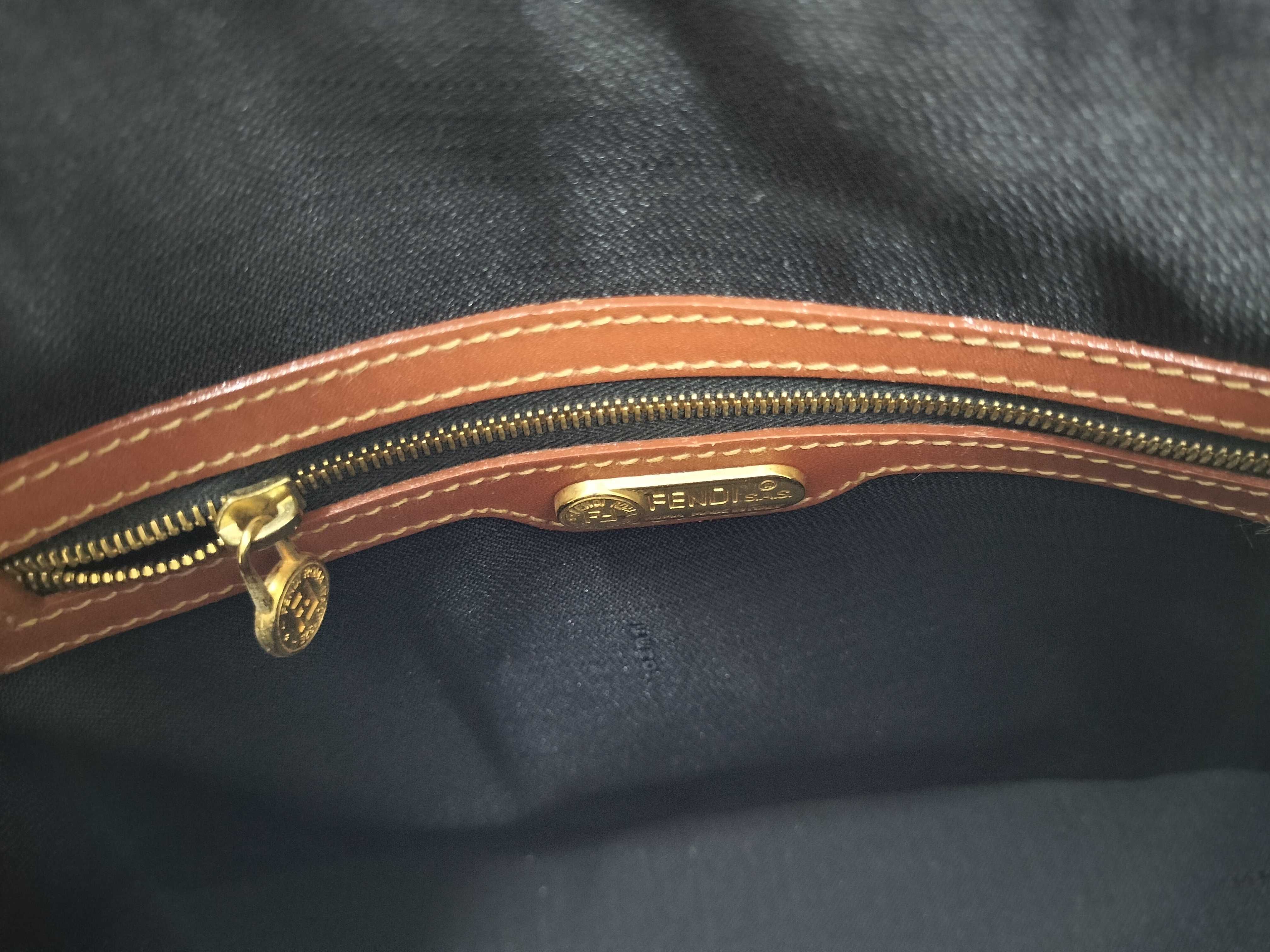 【水曜終了】(10698_0190)FENDI ペカン柄 ハンドバッグ 2way ハンドバッグ