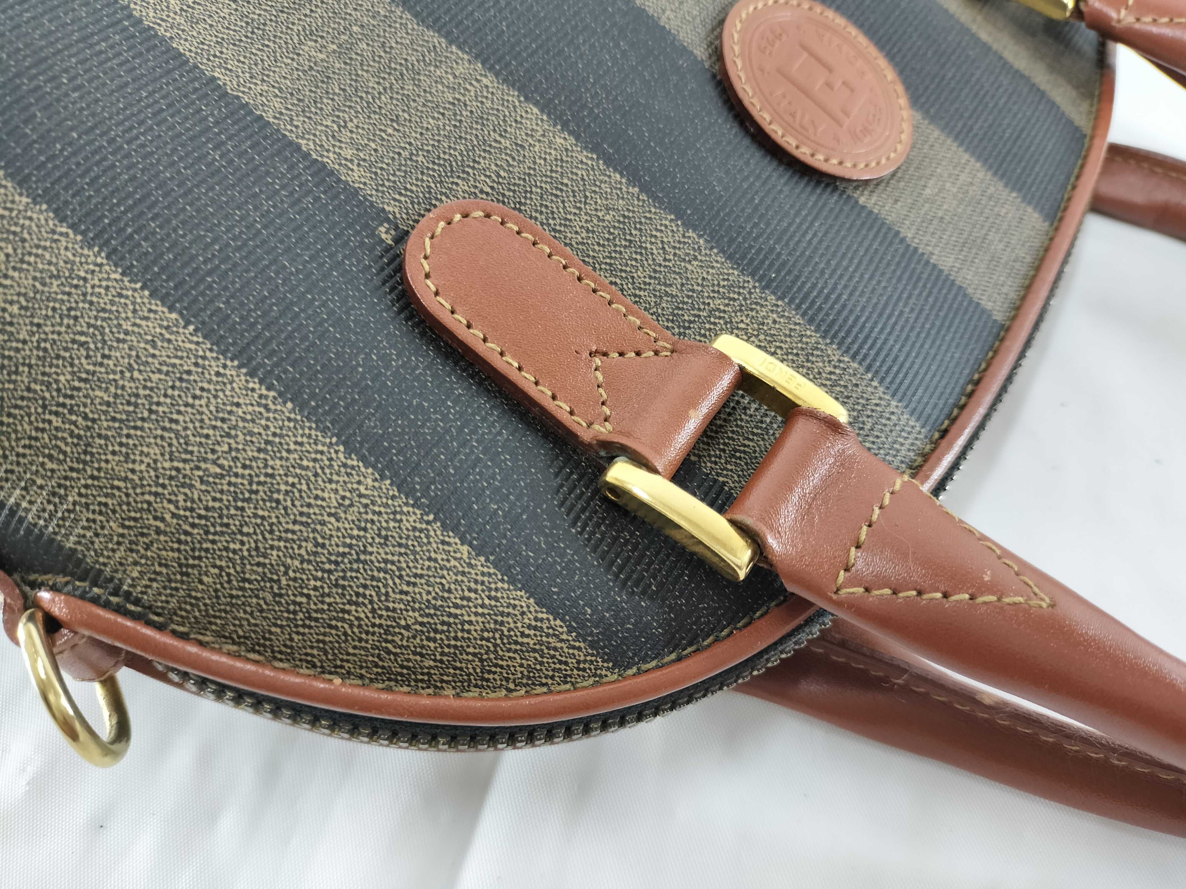 【水曜終了】(10698_0190)FENDI ペカン柄 ハンドバッグ 2way ハンドバッグ