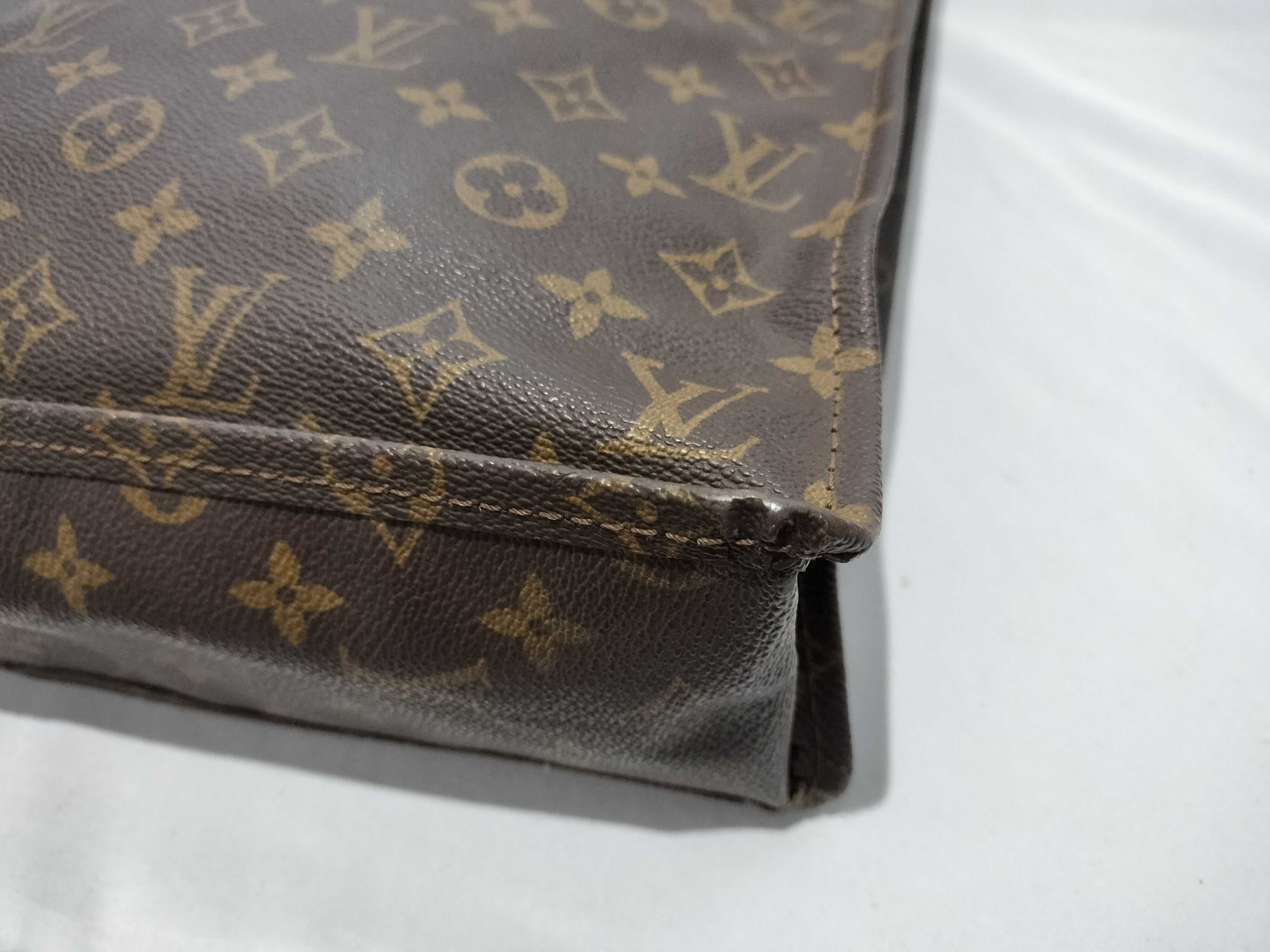 【水曜終了】(10708_0144)LOUIS VUITTON モノグラム サックプラ オールド 修理 ハンドバッグ